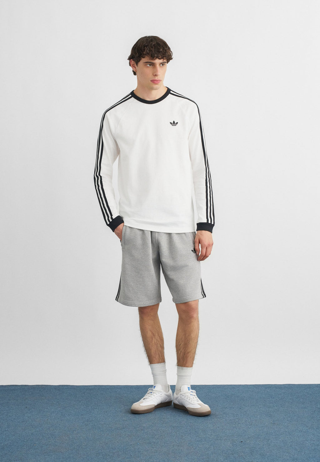 Shorts - medium grey heather/black