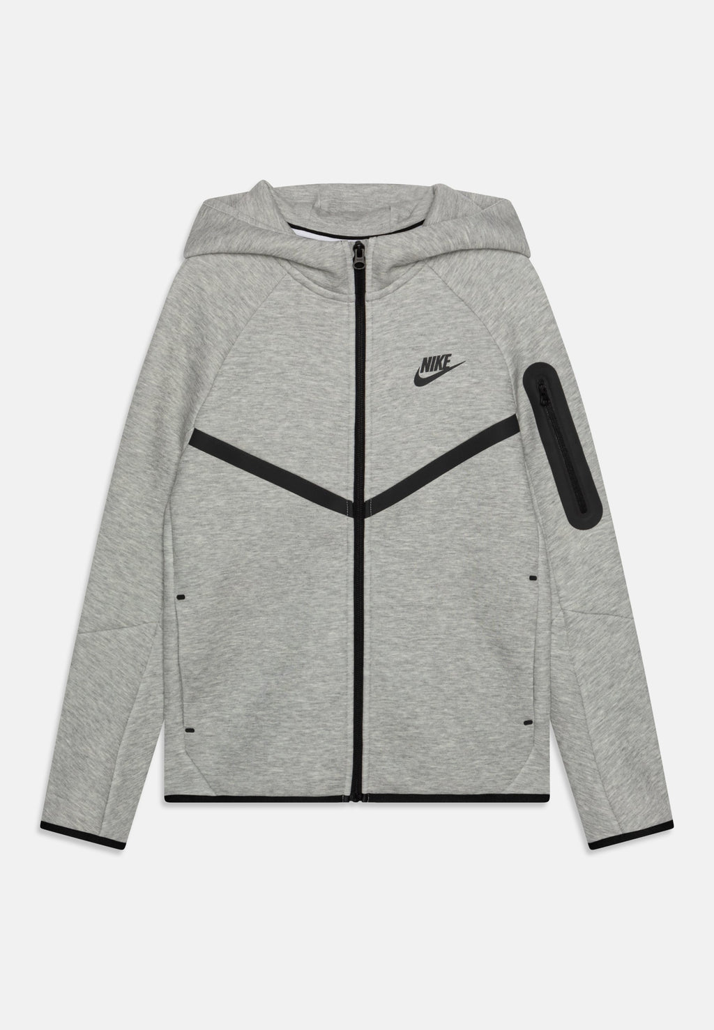Zip-up sweatshirt - dark grey heather/black