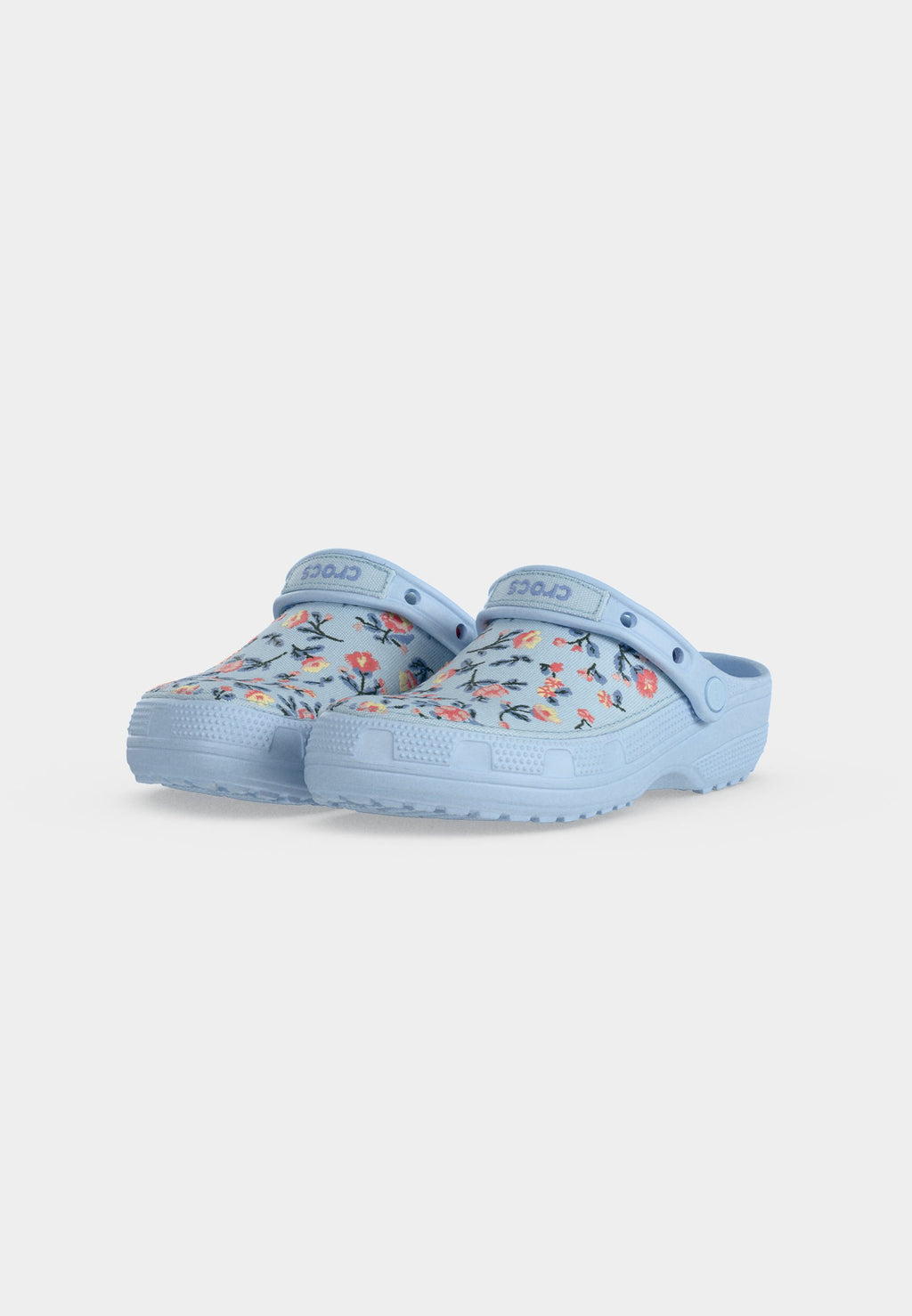 CLASSIC CRAFTED FLORAL UNISEX - Mules - blue frost