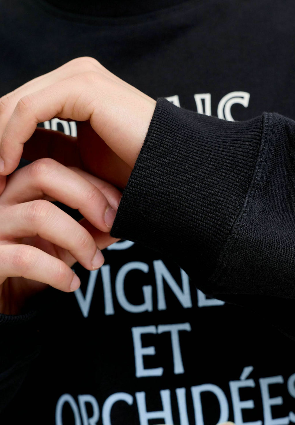 Sweatshirt - black