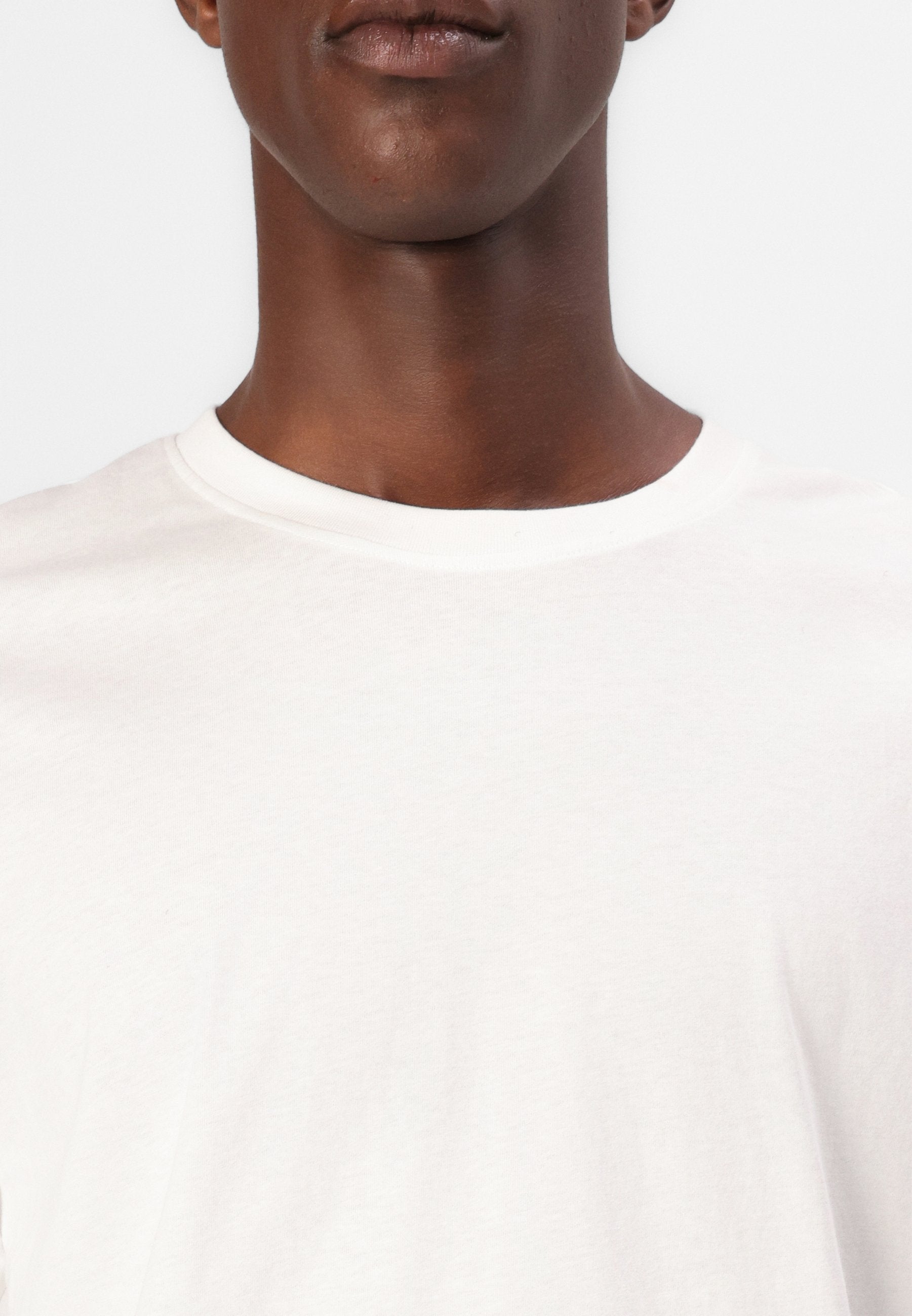 JJENOA TEE CREW NECK - Basic T-shirt - weiß