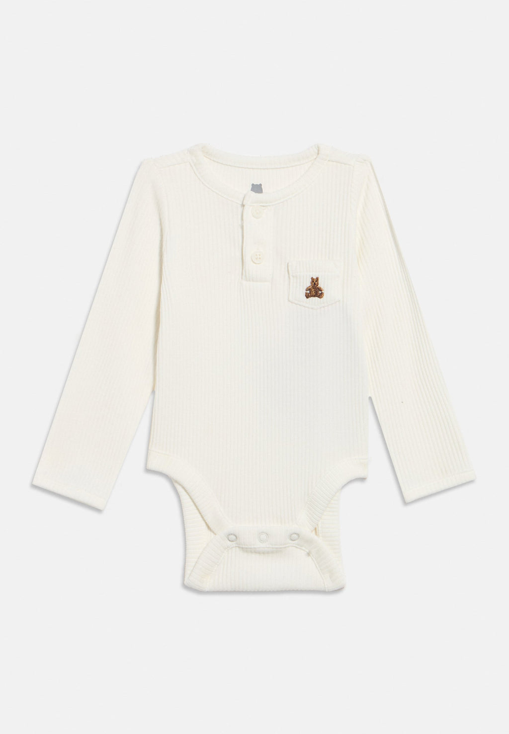 BABY FIRST FAVORITES TINYRIB BODYSUIT - Body - new off white