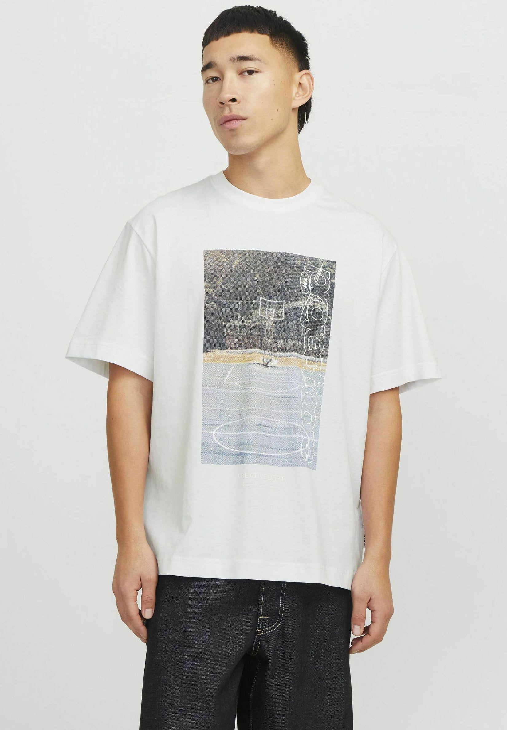 Printed - Print T-shirt - bright white