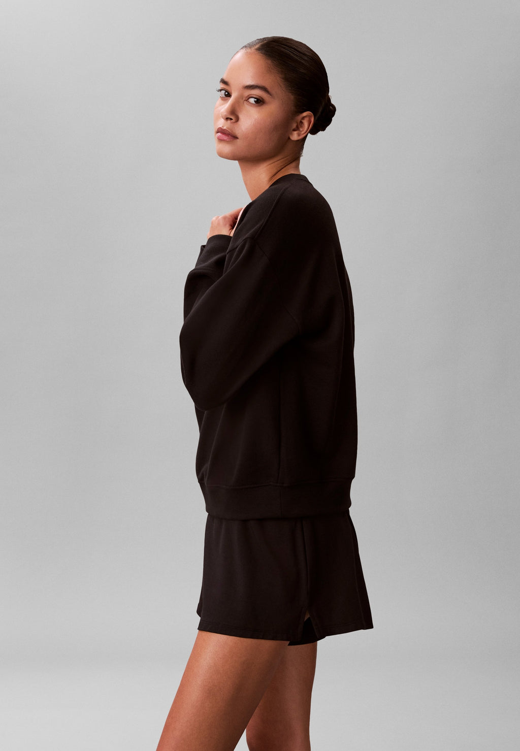FRENCH TERRY - Sweatshirt - black