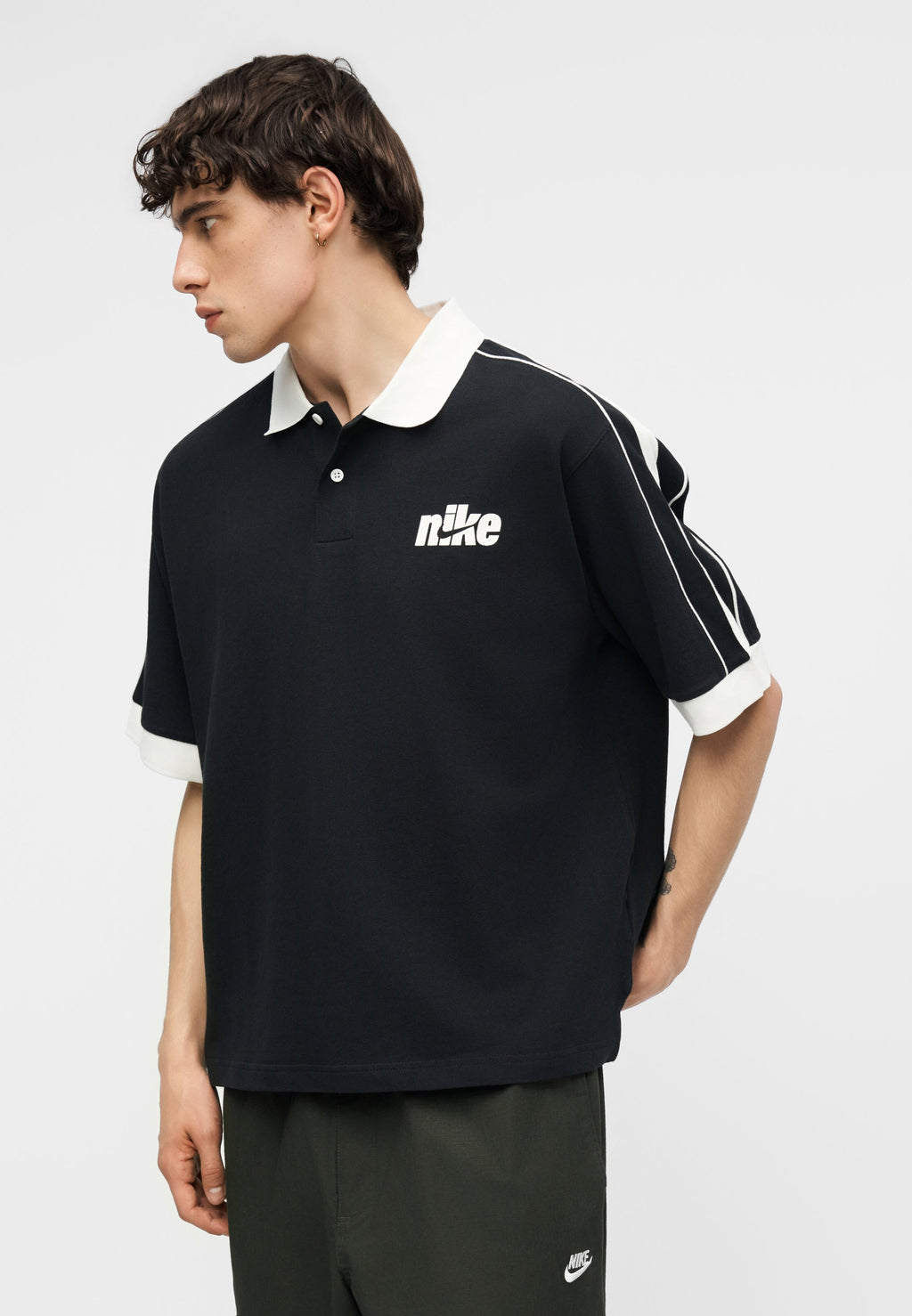 CLUB FUTBOL - Polo - noir/voile