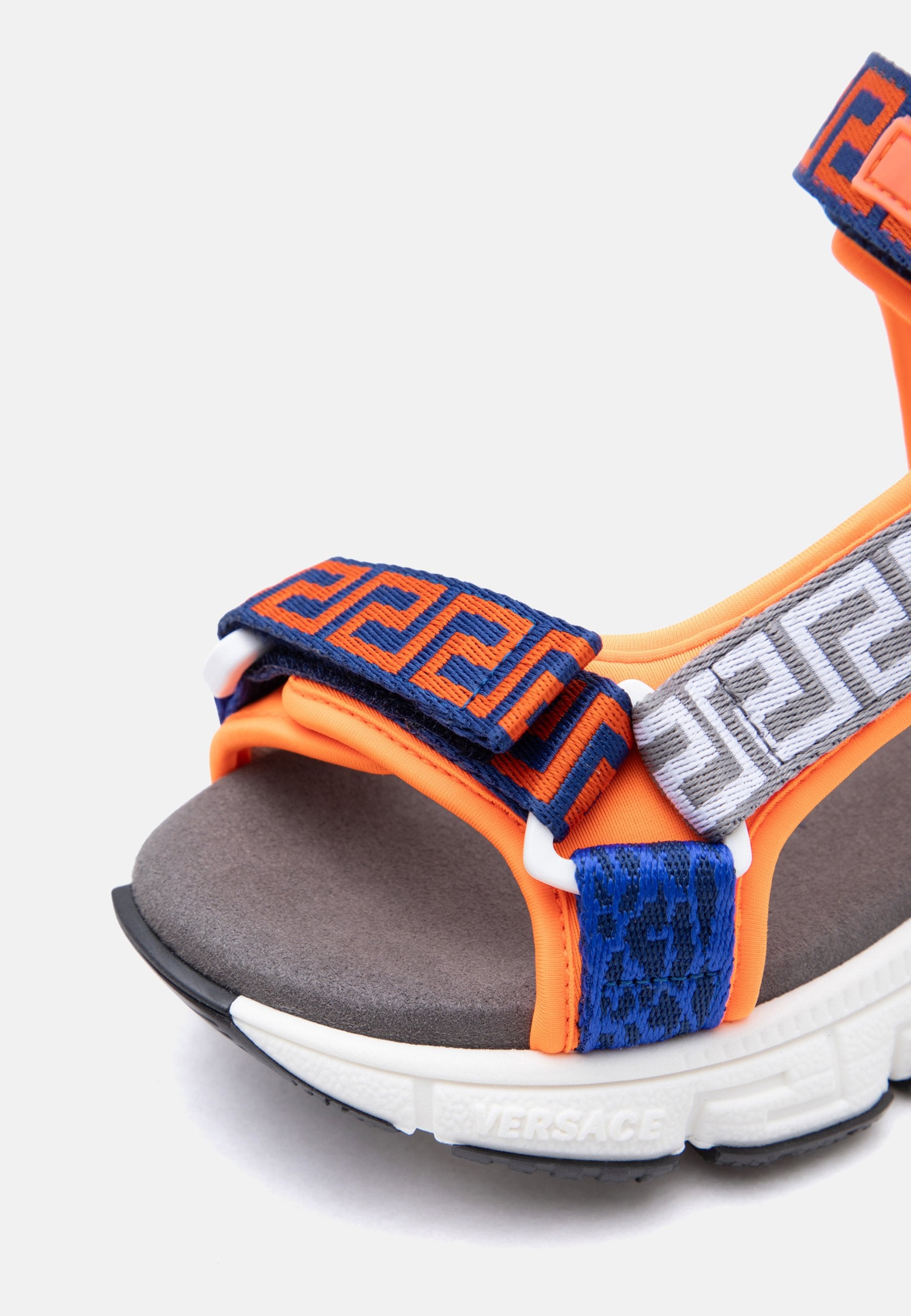 UNISEX - Sandals - arancio fluo/blue