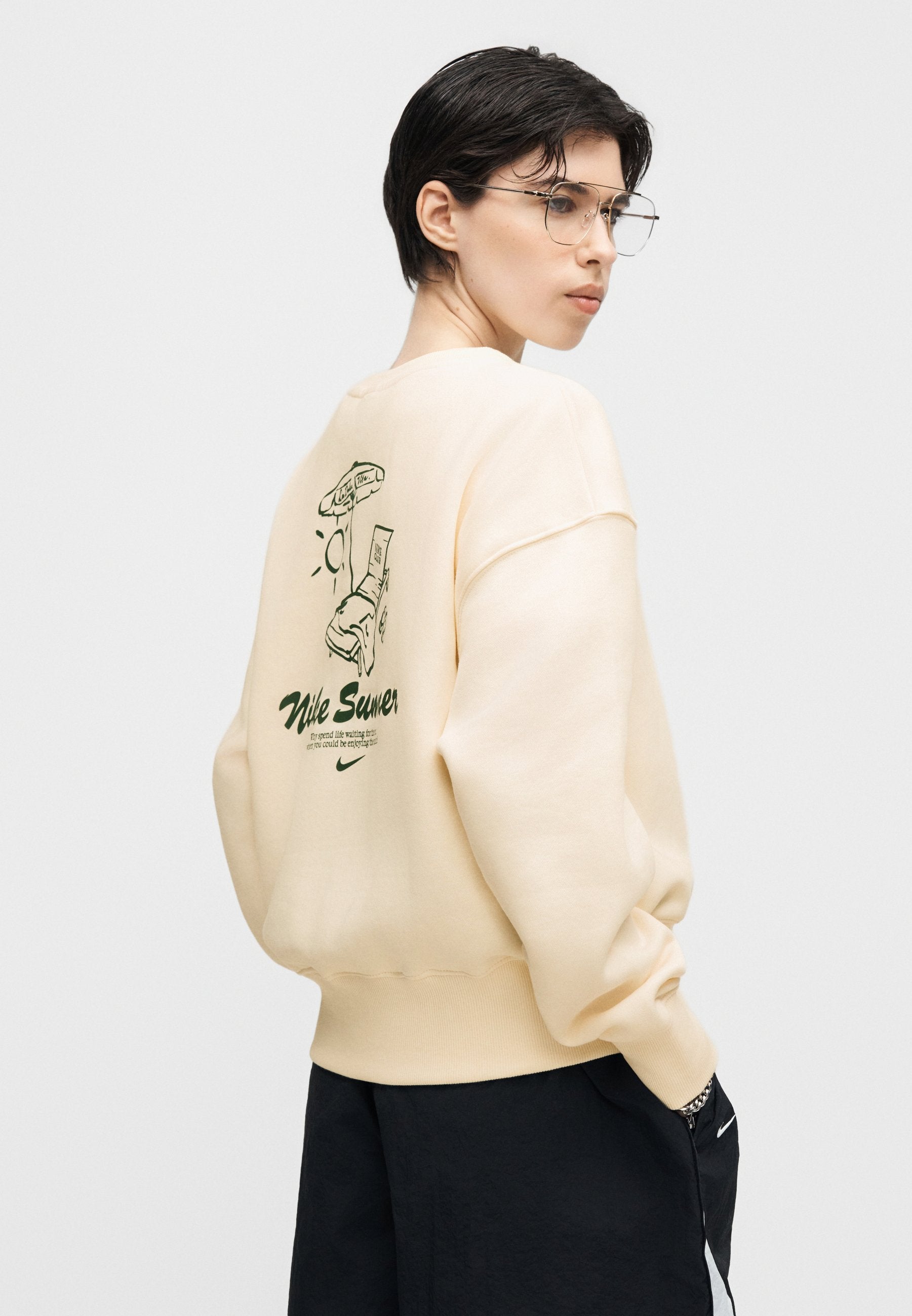 CREW - Sweatshirt - pale ivory