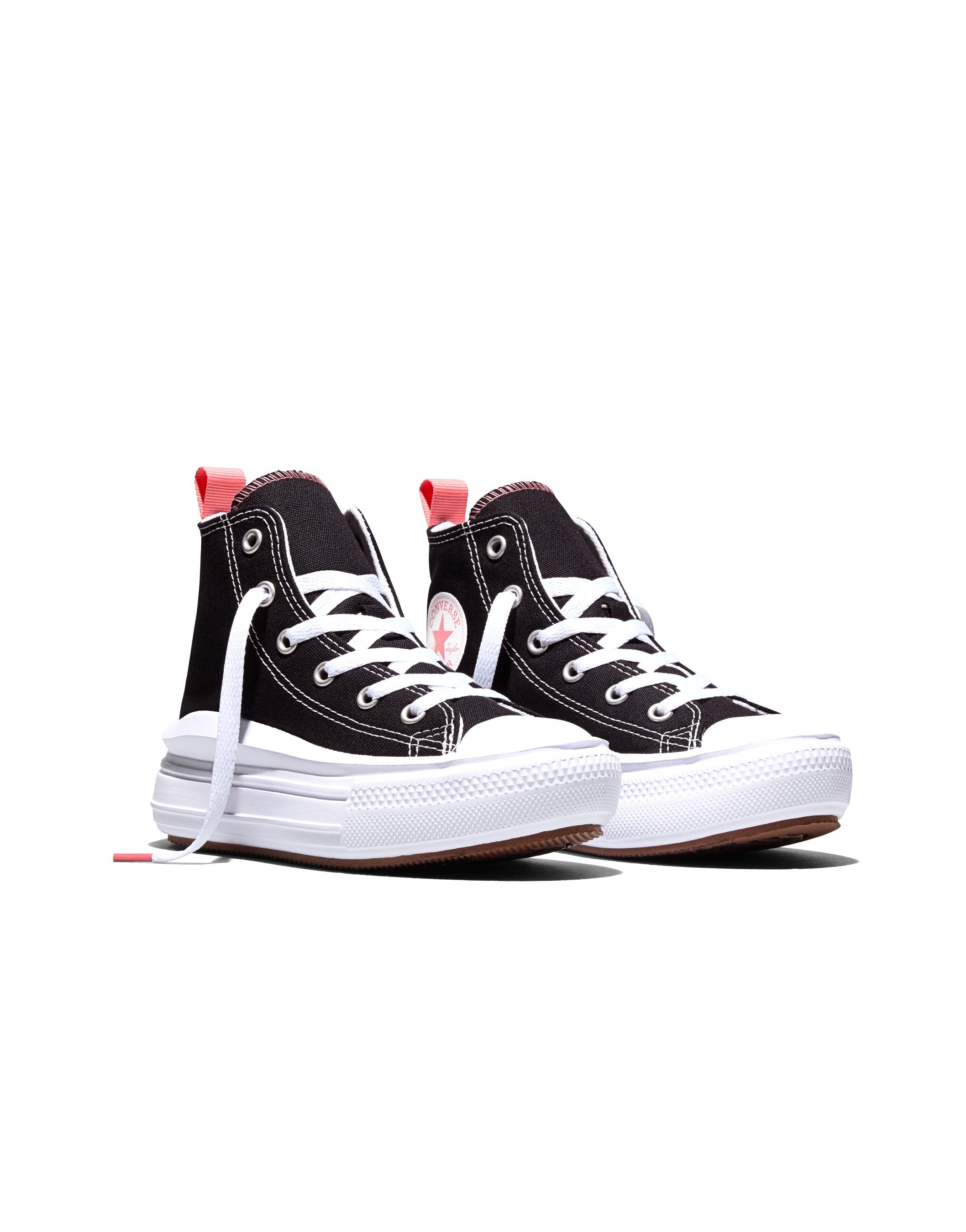CHUCK TAYLOR ALL STAR MOVE COLOR POP - High-top trainers - black/pink salt/white