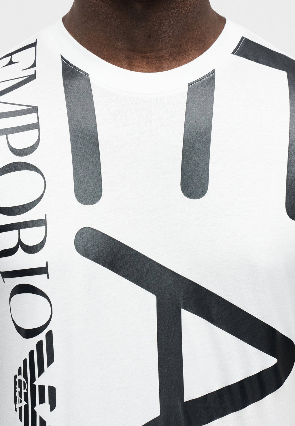 TRAIN LOGO SERIES TEE - Print T-shirt - white/black