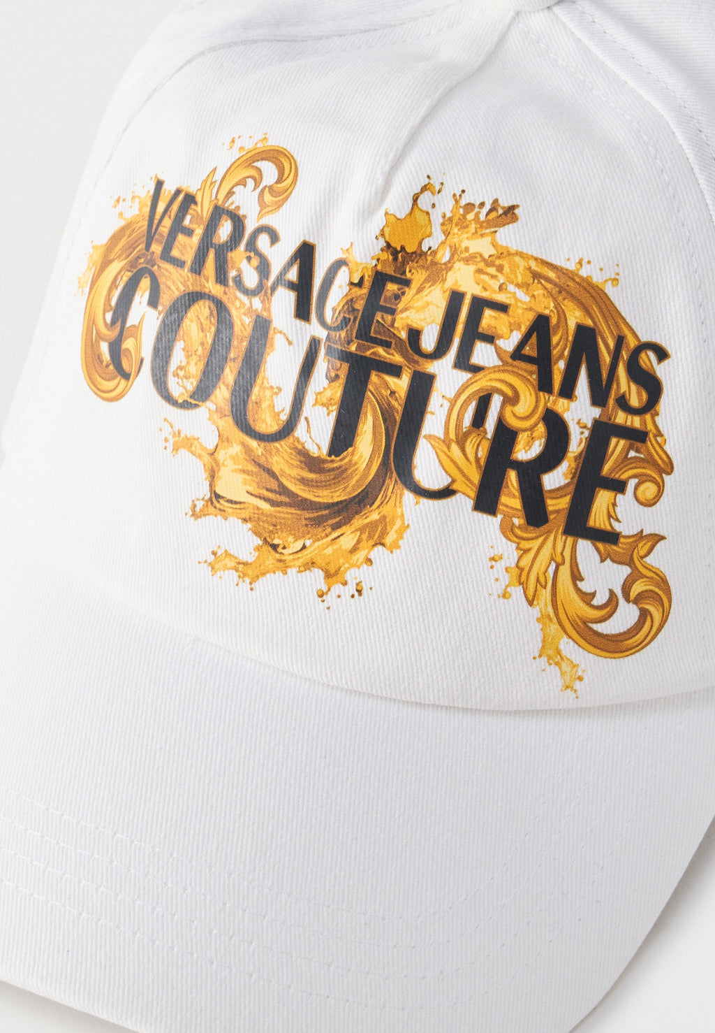 BASEBALL WITH PINCES UNISEX - Cap - white/gold-coloured