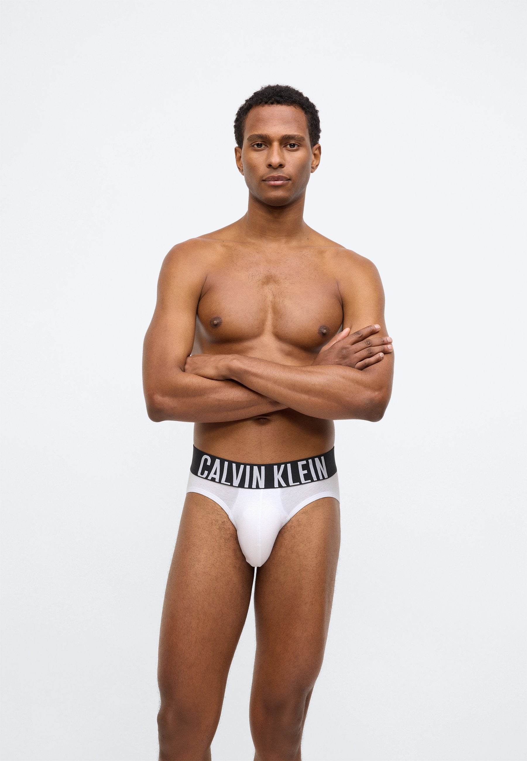 حزمة 3 من سروال داخلي HIP BRIEF INTENSE POWER COTTON - سروال داخلي - اضطراب/أبيض/بلوسوم إيريس