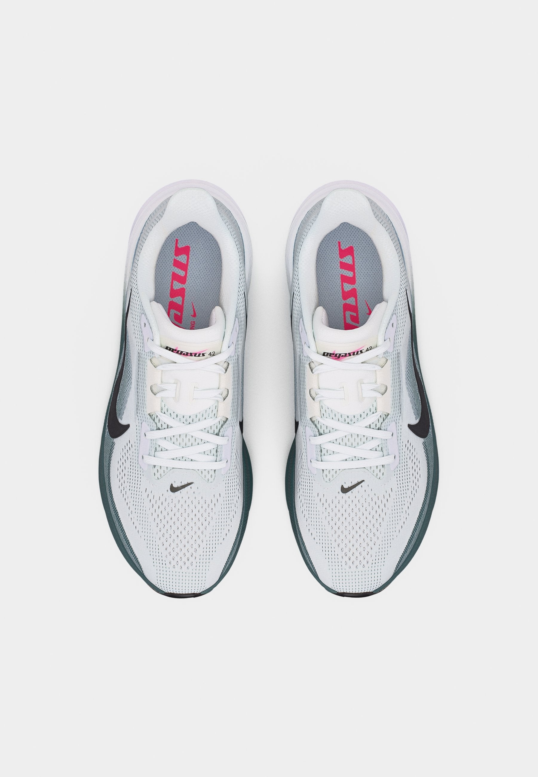 AIR ZOOM PEGASUS  - Road running shoes - white/black/mineral slate/hyper pink