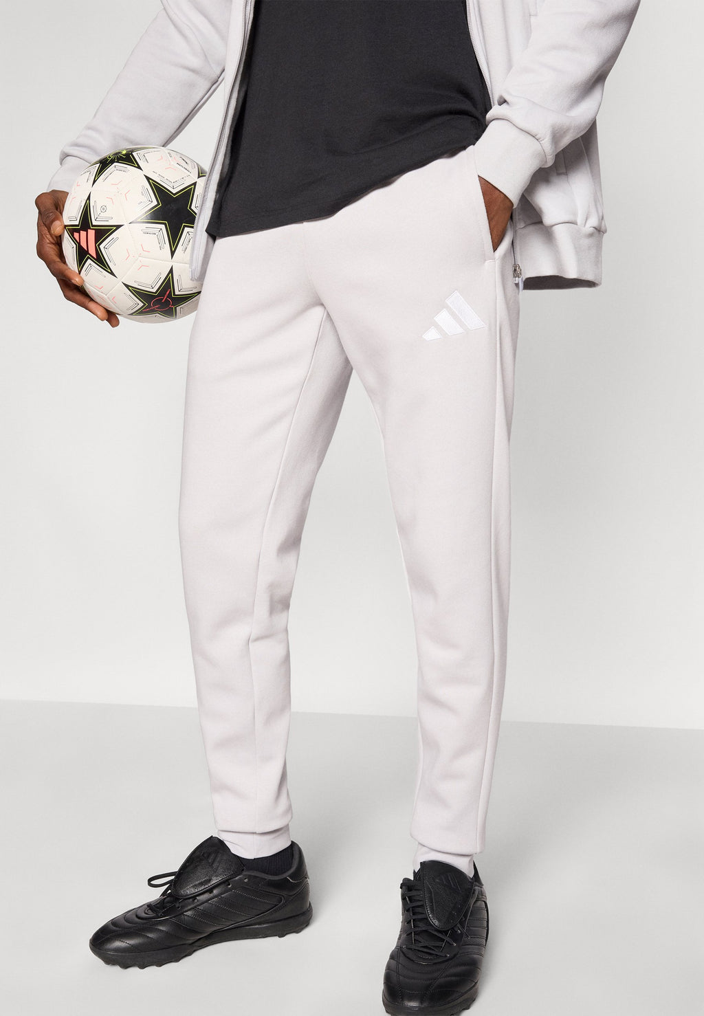 ENTRADA26  - Tracksuit bottoms - team light grey/white