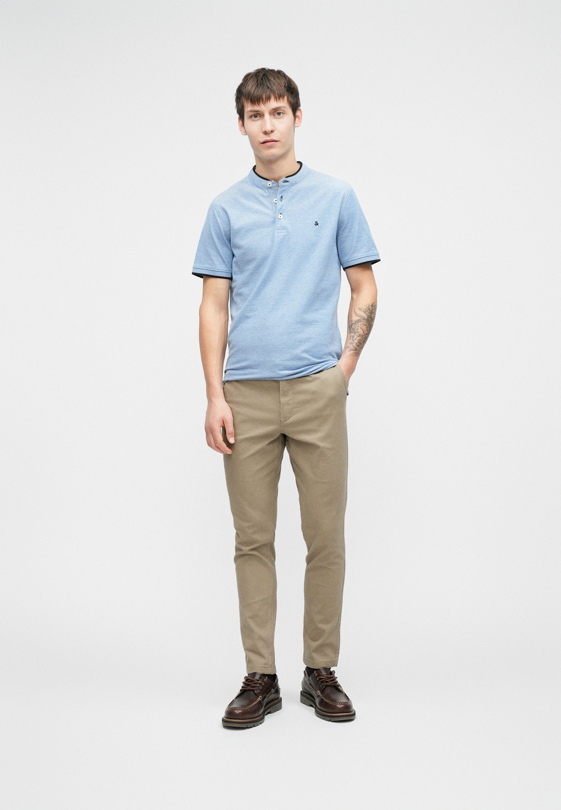 JJIMARCO JJDAVE - Trousers - beige