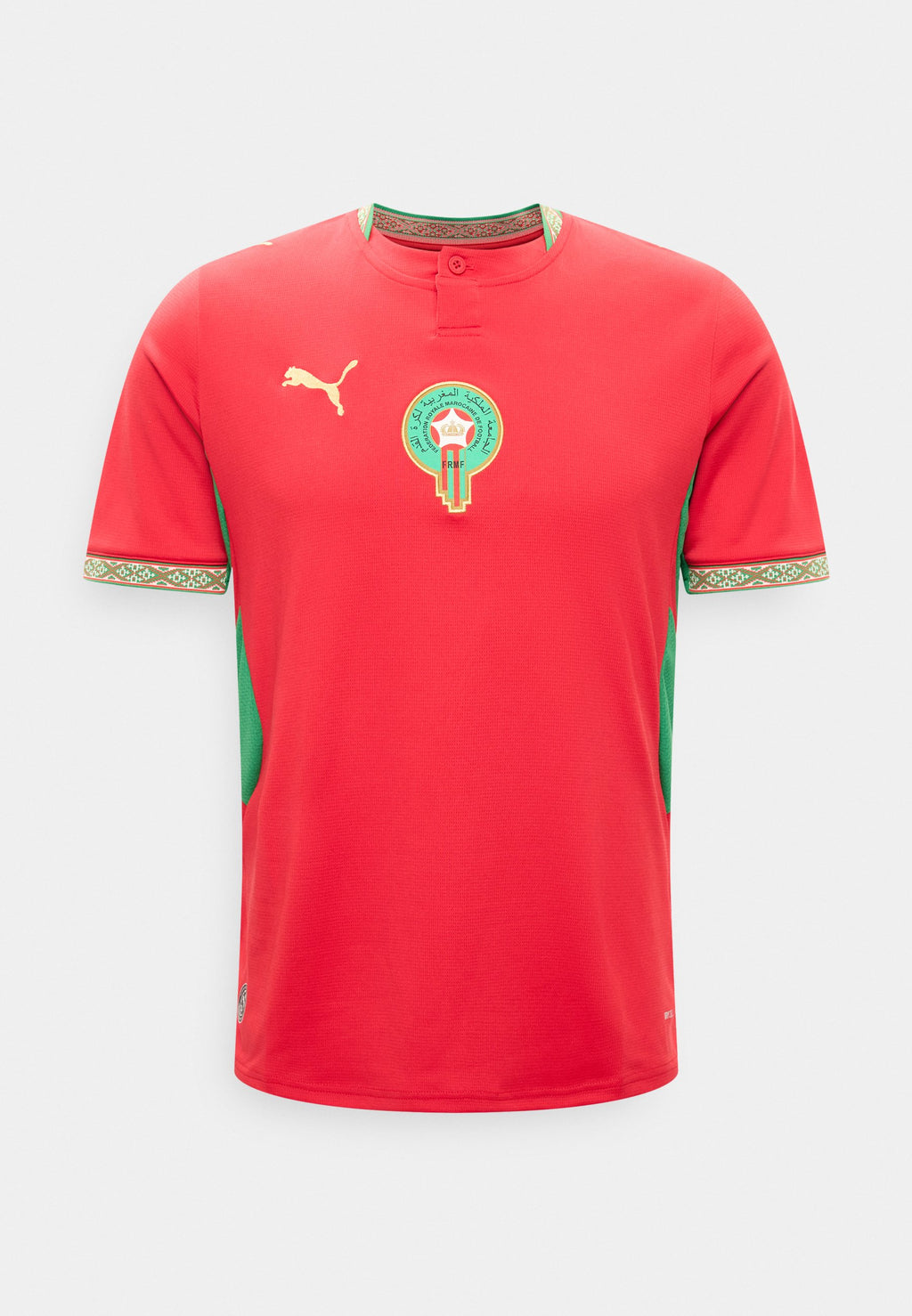MOROCCO FRMF HOME REPLICA - Sports T-shirt - fast red/victory gold-coloured