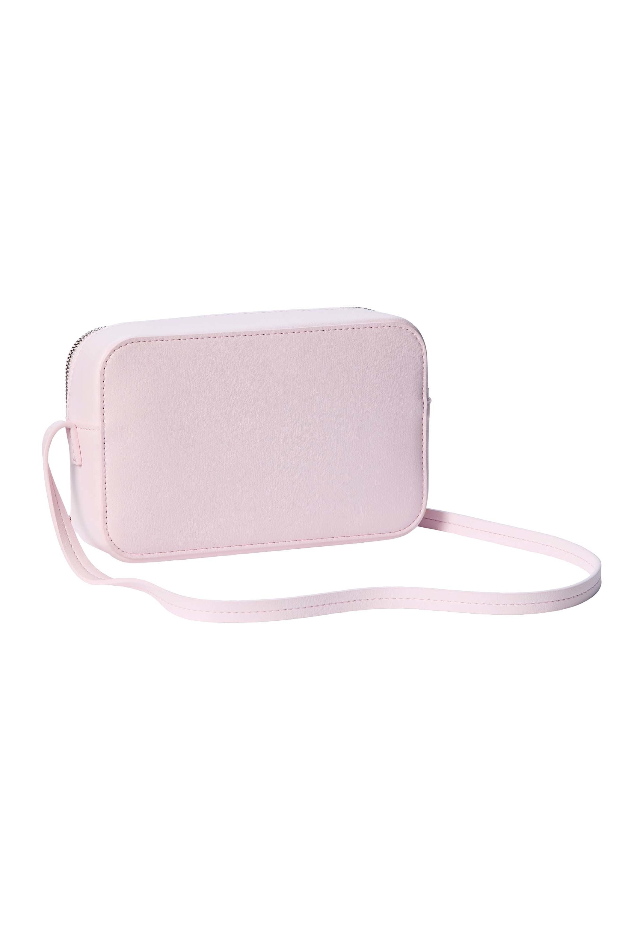 FOIL LOGO ELONGATED CAMERA BAG - Cross body bag - cradle pink