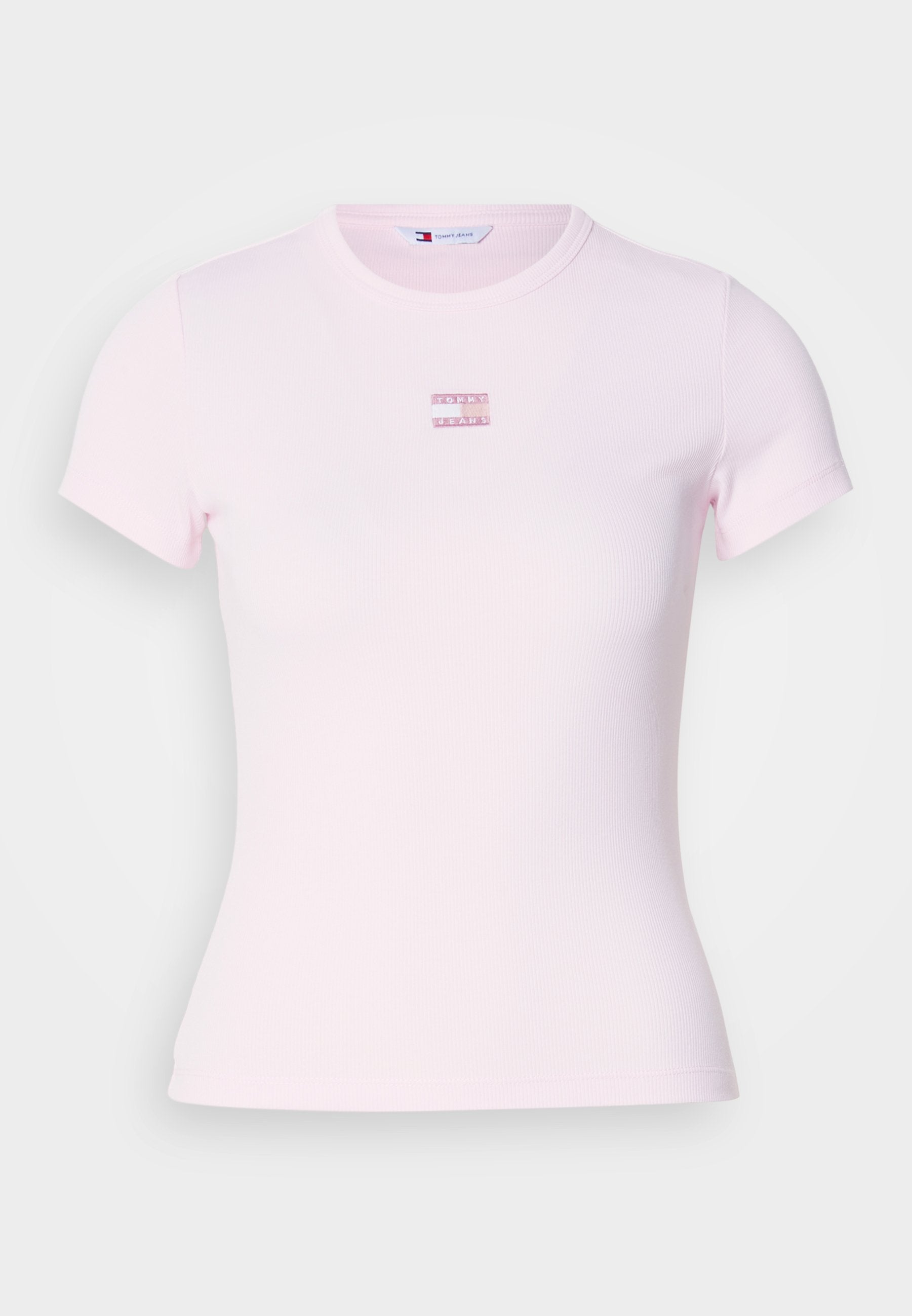SLIM BADGE TEE - Basic T-shirt - light pink