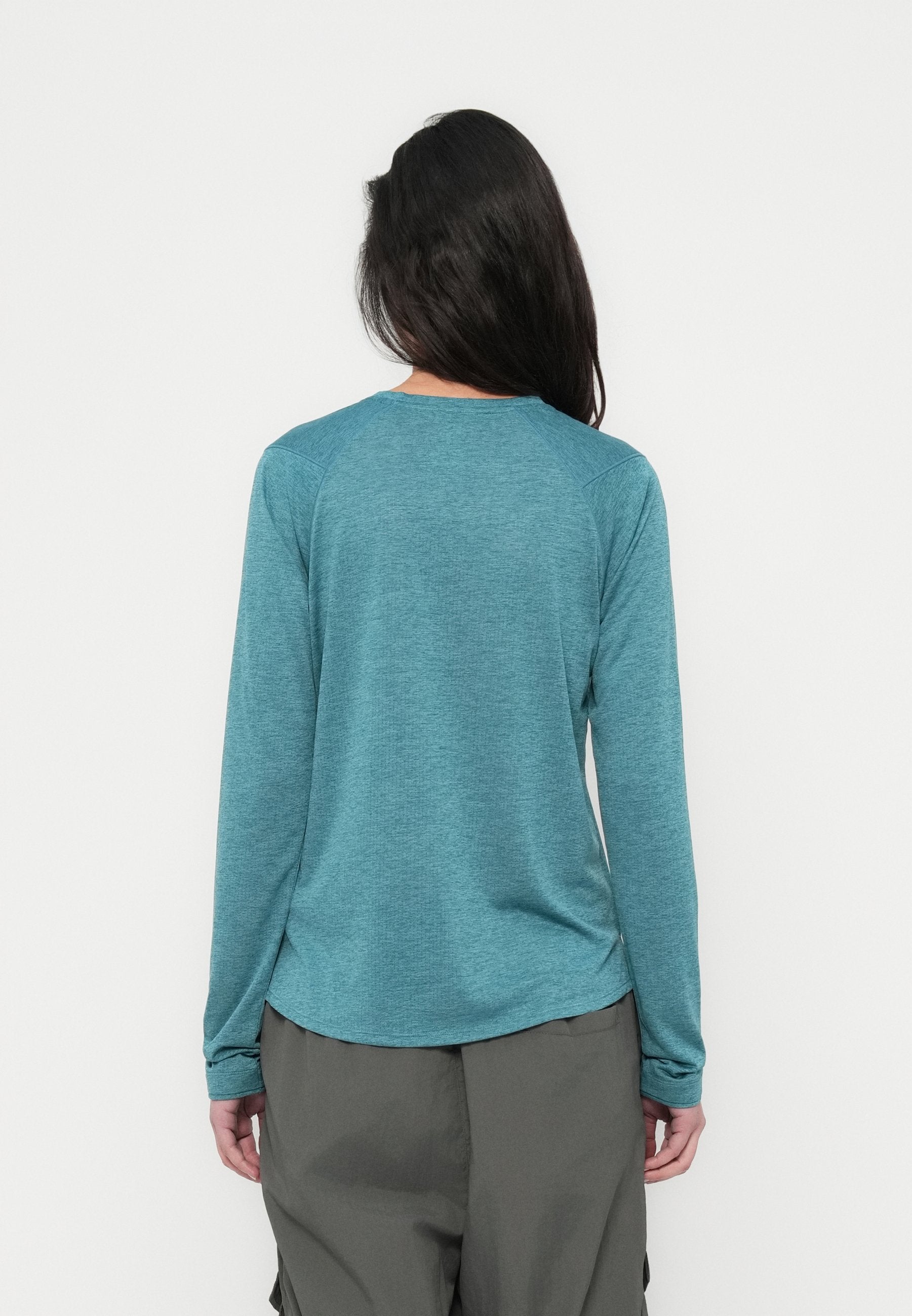 ATHLETICS  - Long sleeved top - big teal heather