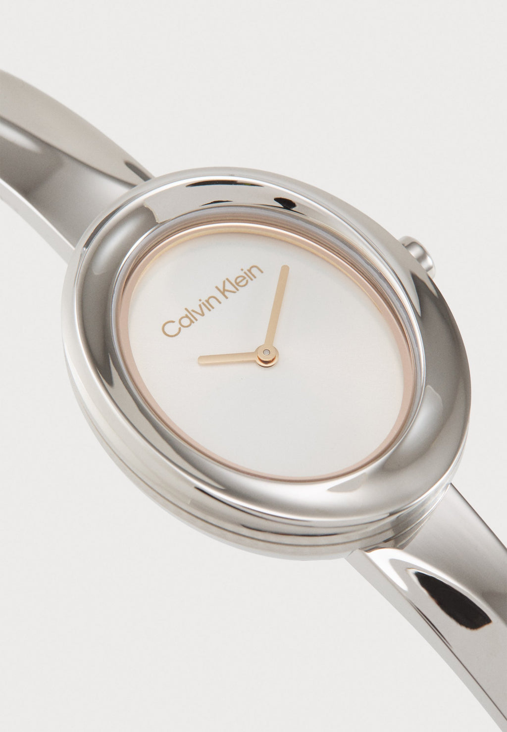 TWISTED BEZEL - Watch - silver-coloured/white