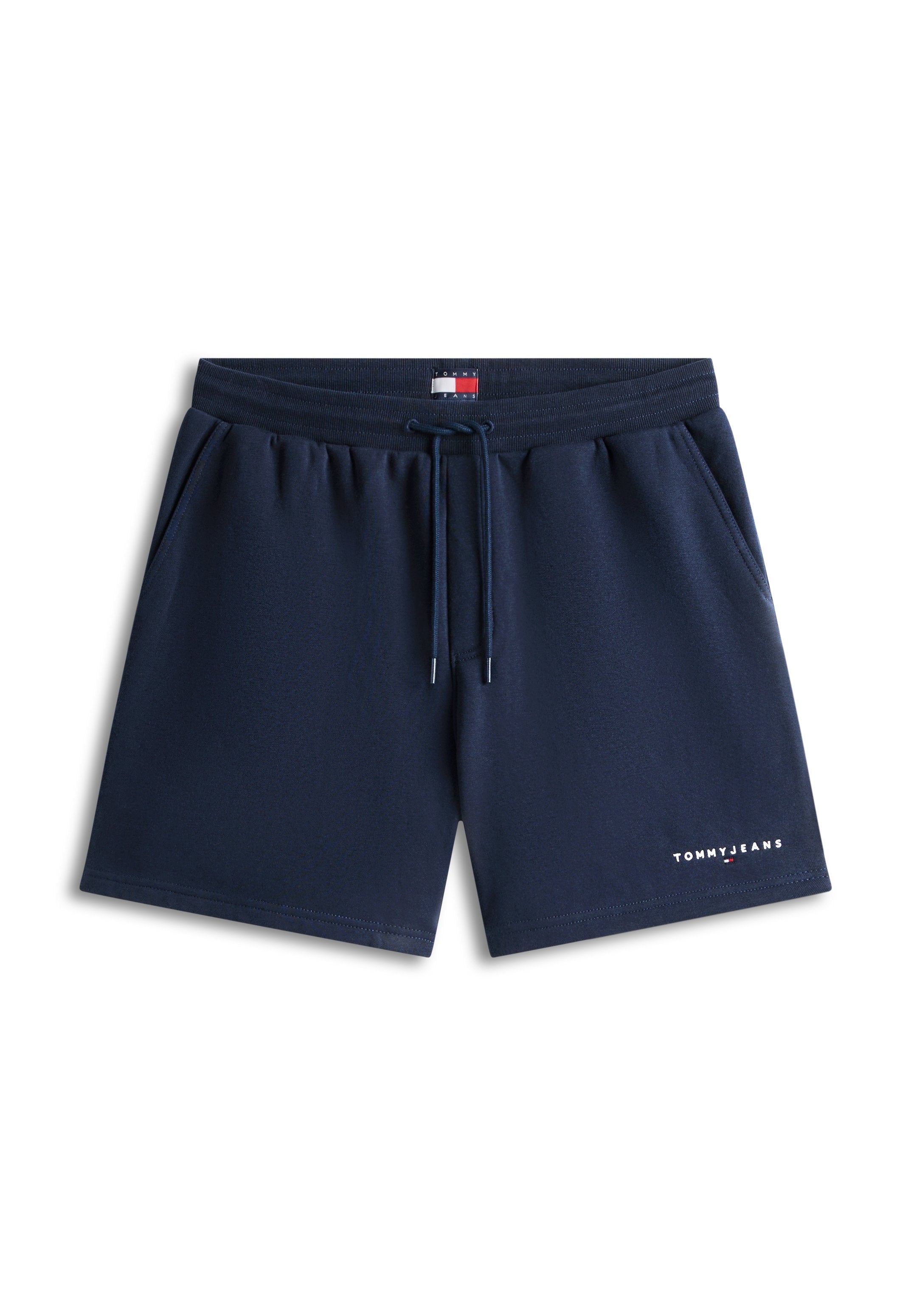 LINEAR LOGO DRAWSTRING SWEAT SHORTS - Sports shorts - dark night navy