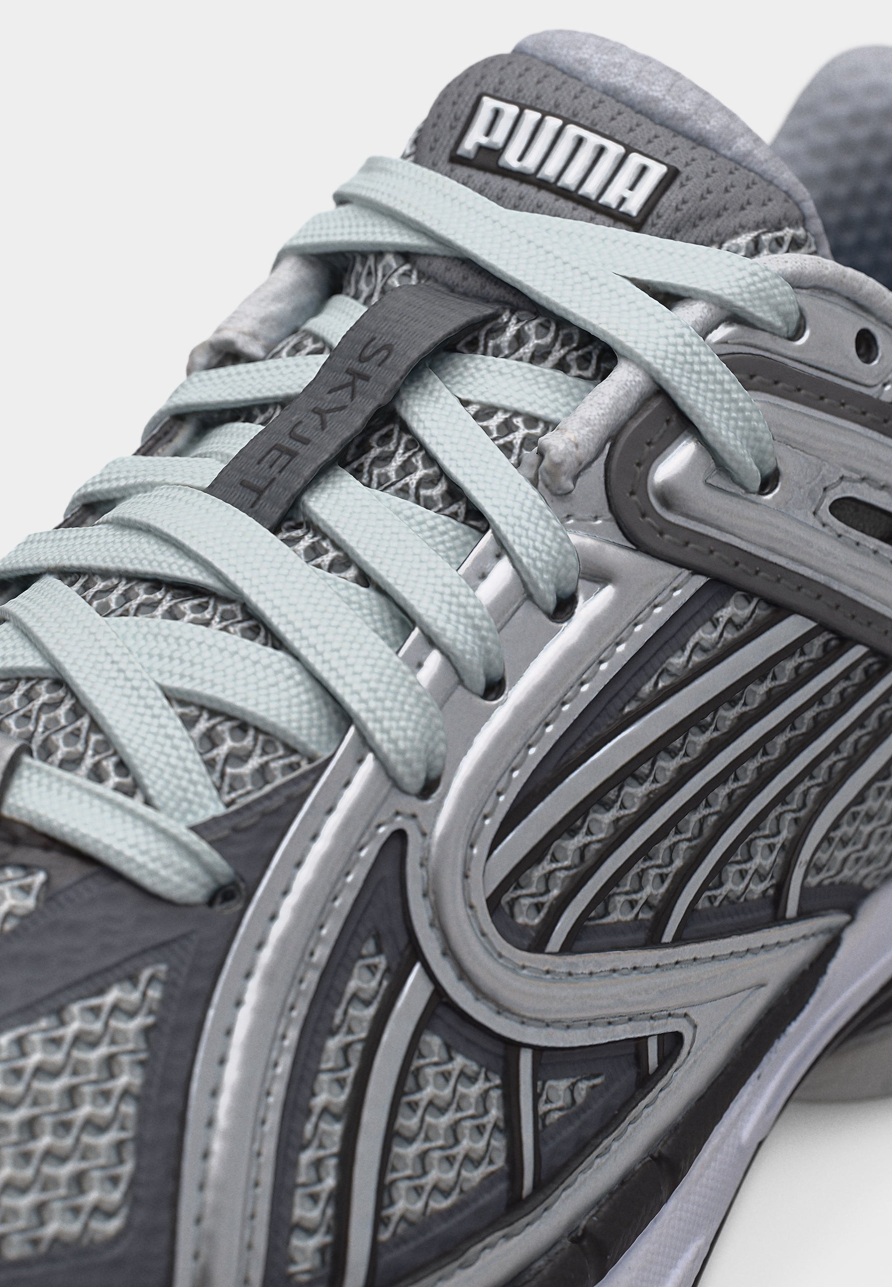 SKYJET PRISCO JR UNISEX - Trainers - silver-coloured/black/glacial gray