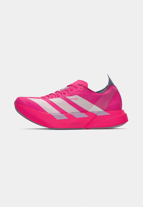 ADIZERO ADIOS PRO 4 - Chaussures de course sur route - shock pink/metallic/aurora plum