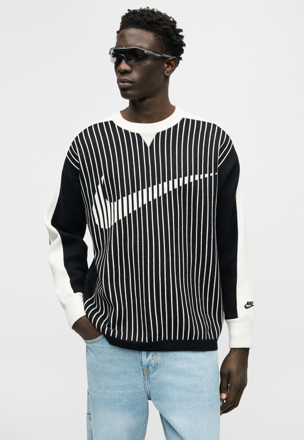 CLUB SWEATER - Pull - noir/voile
