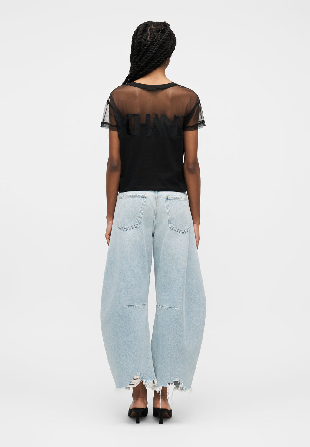 Print T-shirt - black
