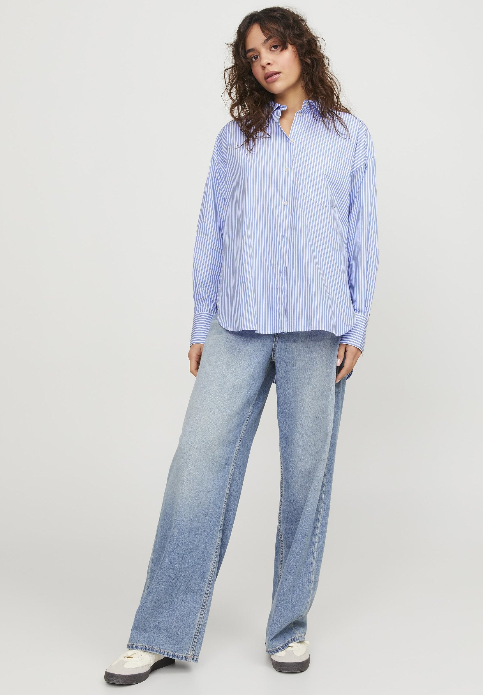 JAMIE RELAXED  - Button-down blouse - navy blazer