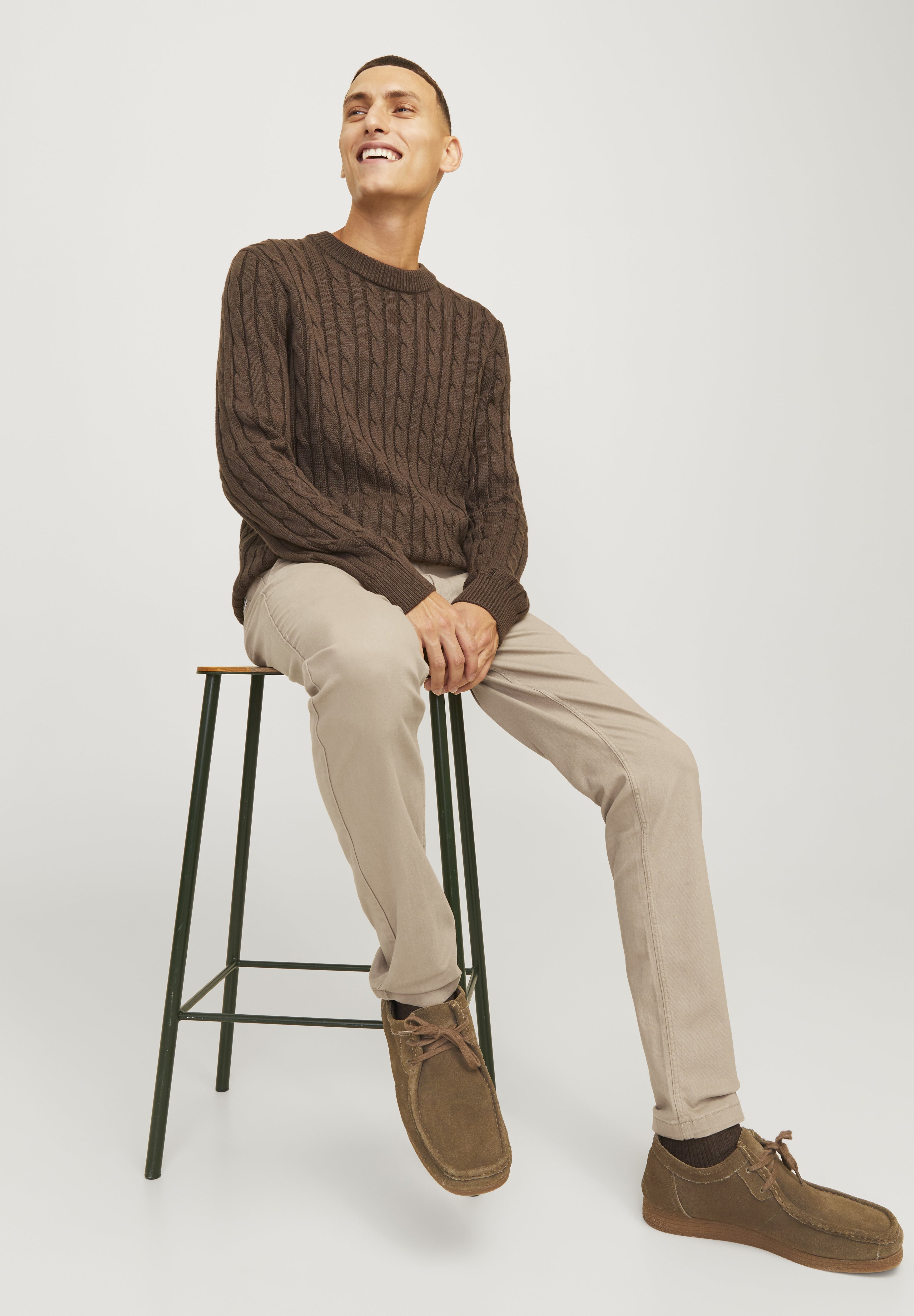 JJIMARCO JJDAVE 2 PACK - Chinos - Beige