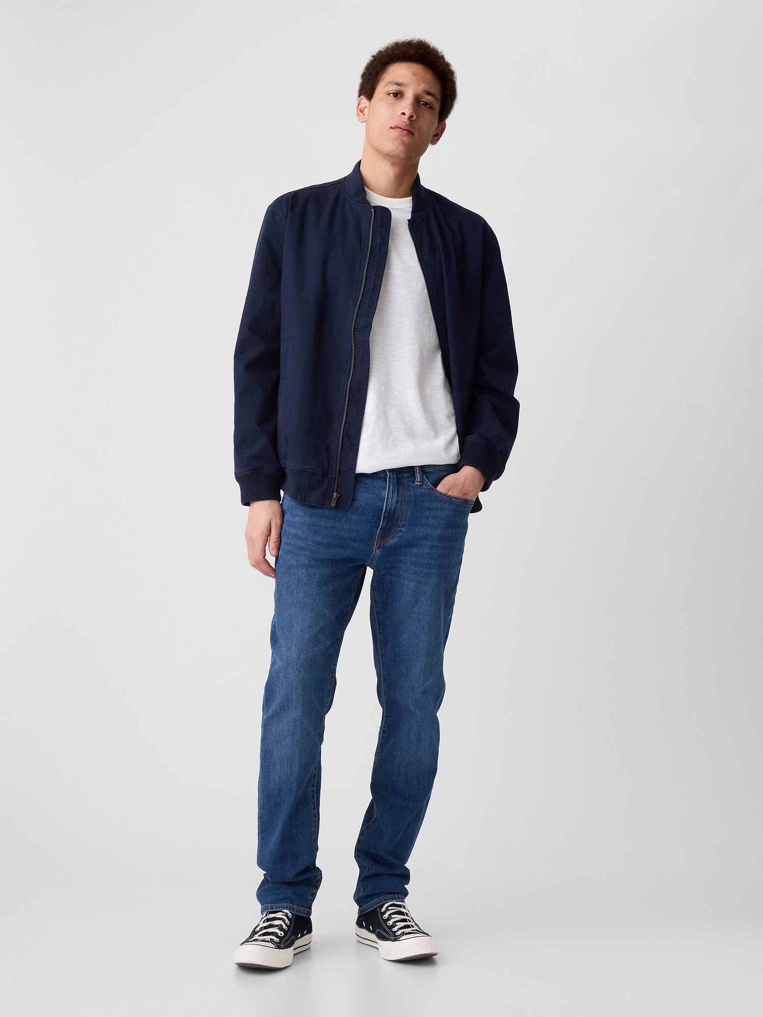 LENNOX - Slim fit jeans - medium wash