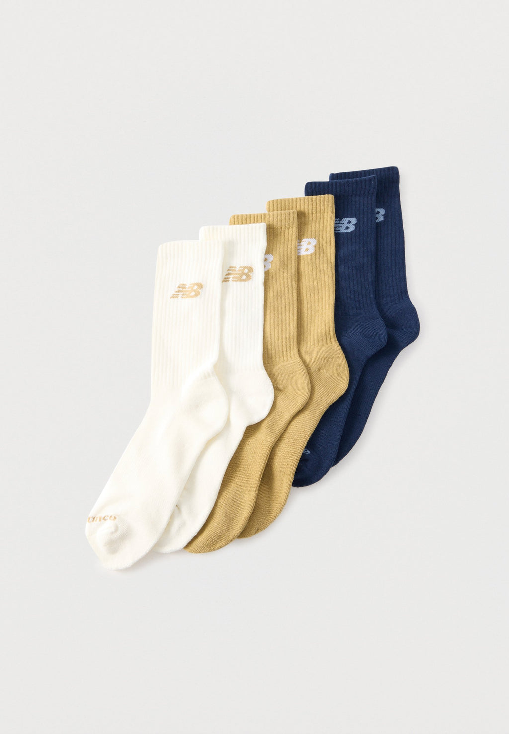 PERFORMANCE BASIC UNISEX 6 PACK - Sports socks - white/dark blue/taupe