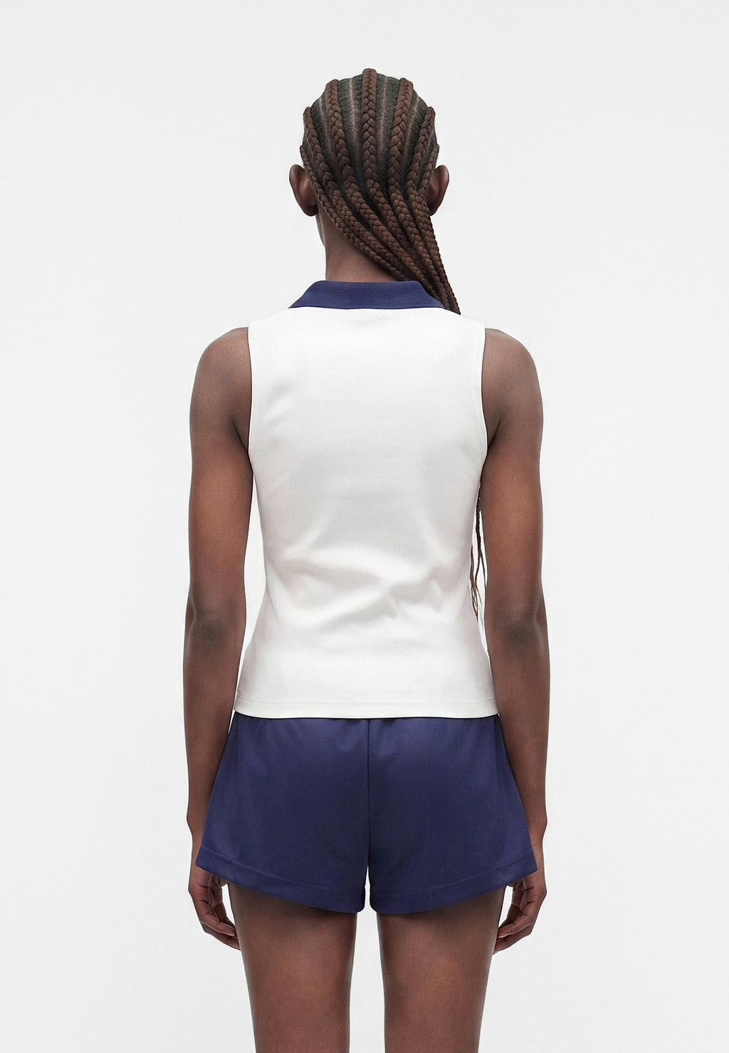 Polo shirt - white/midknight navy