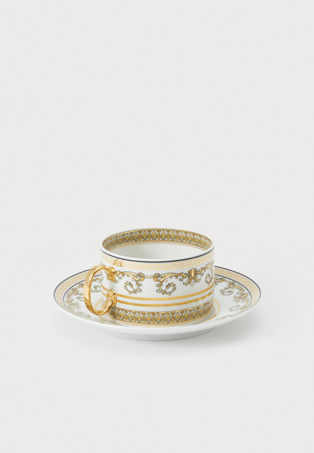 CUP SAUCER 4 LOW SET - Saucer - virtus gala white