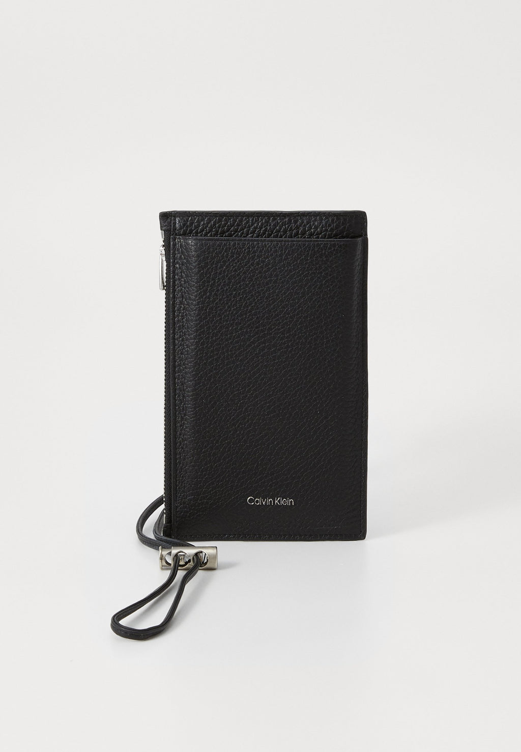 EMBOSS PHONE CROSSBODY - Phone pouch - black
