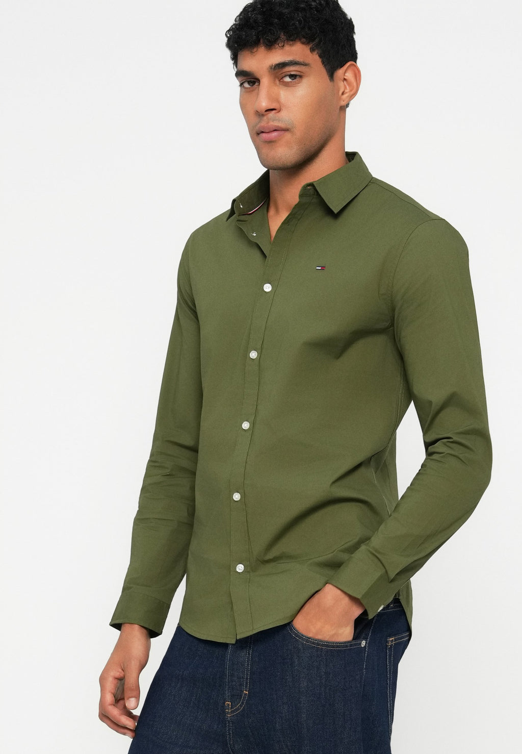 CHEMISE STRETCH ORIGINALE - Chemise - vert foncé