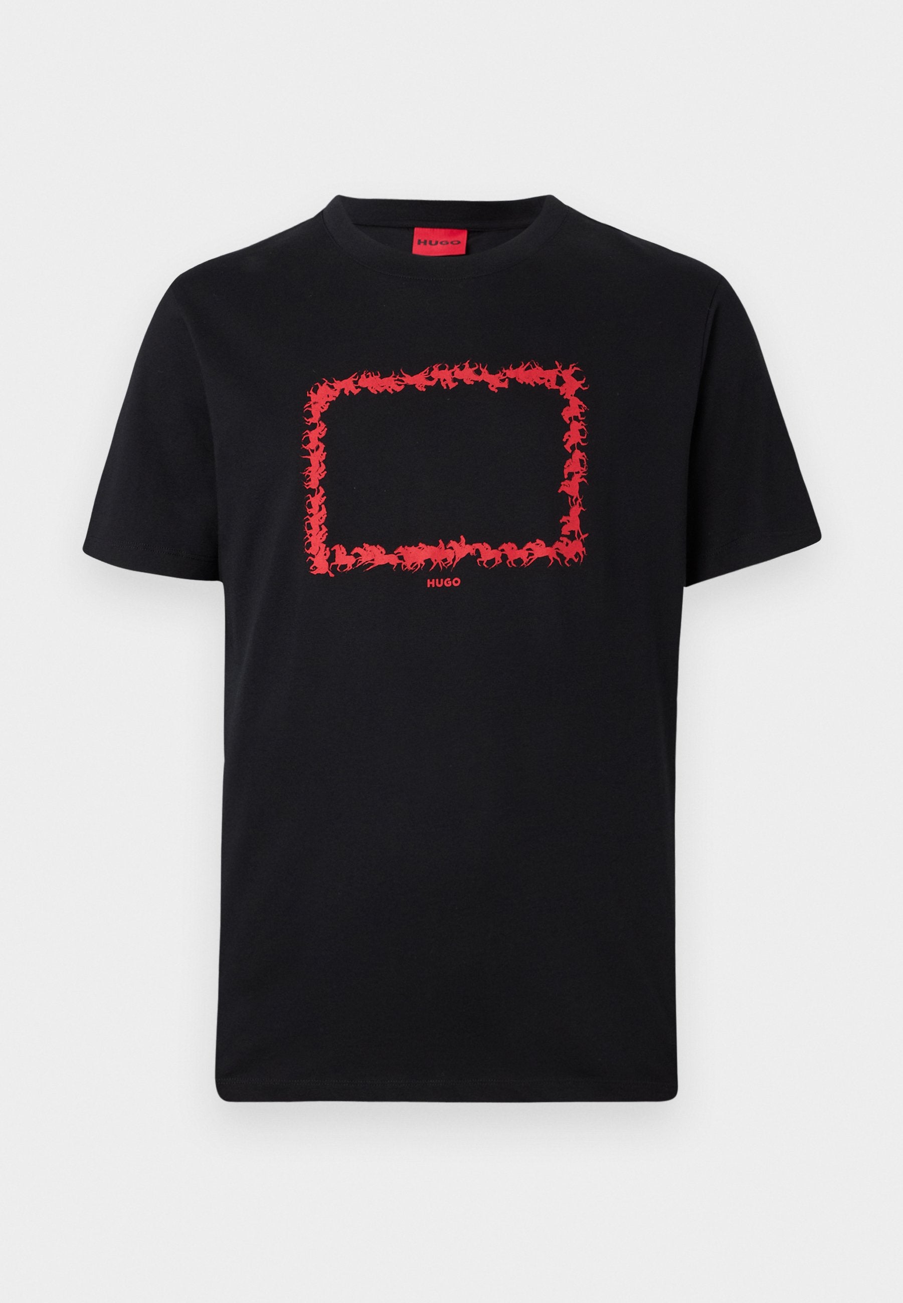 Print T-shirt - black