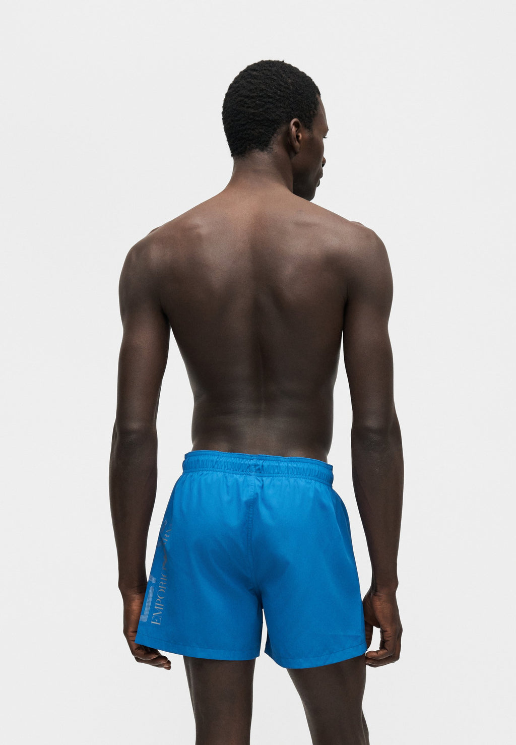 WATER LOGO  - Swimming shorts - turkish sea/silver-coloured