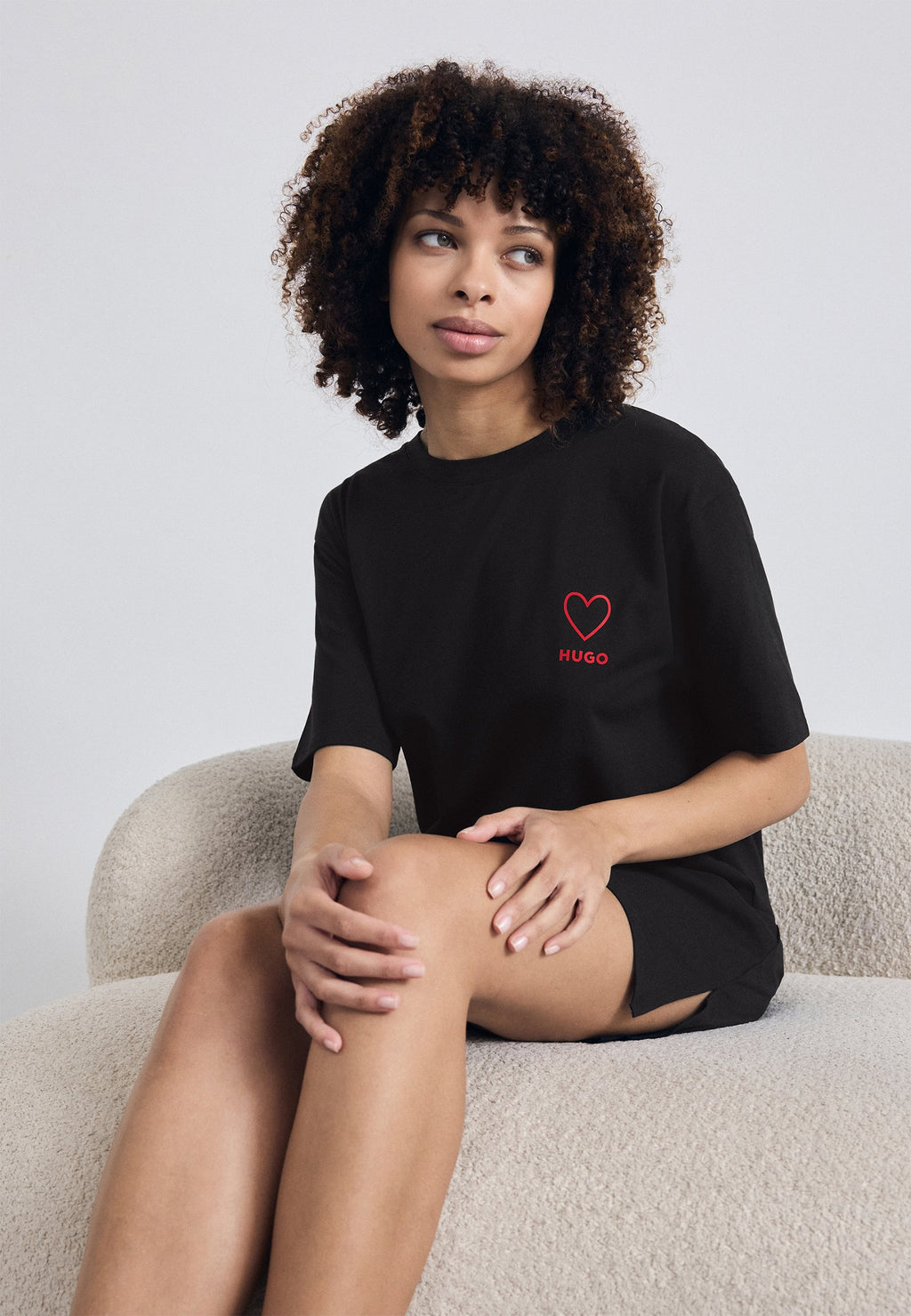 NIGHTY VALENTINE CAPSULE - Nightie - black