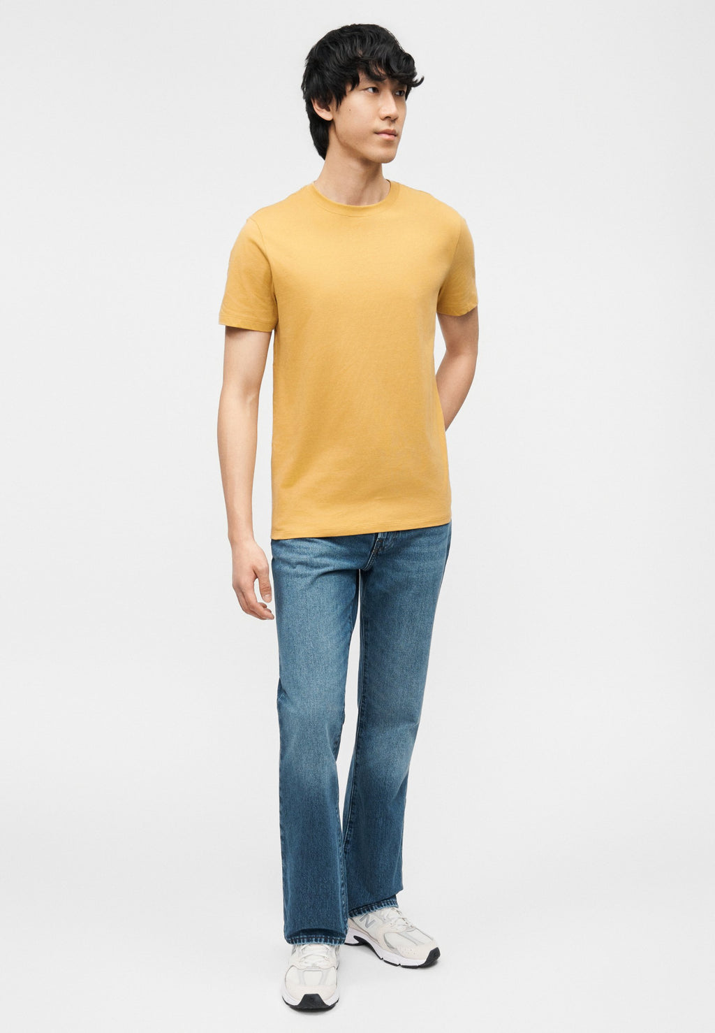 EVERYDAY SOFT CREW  - Basic T-shirt - amber wave