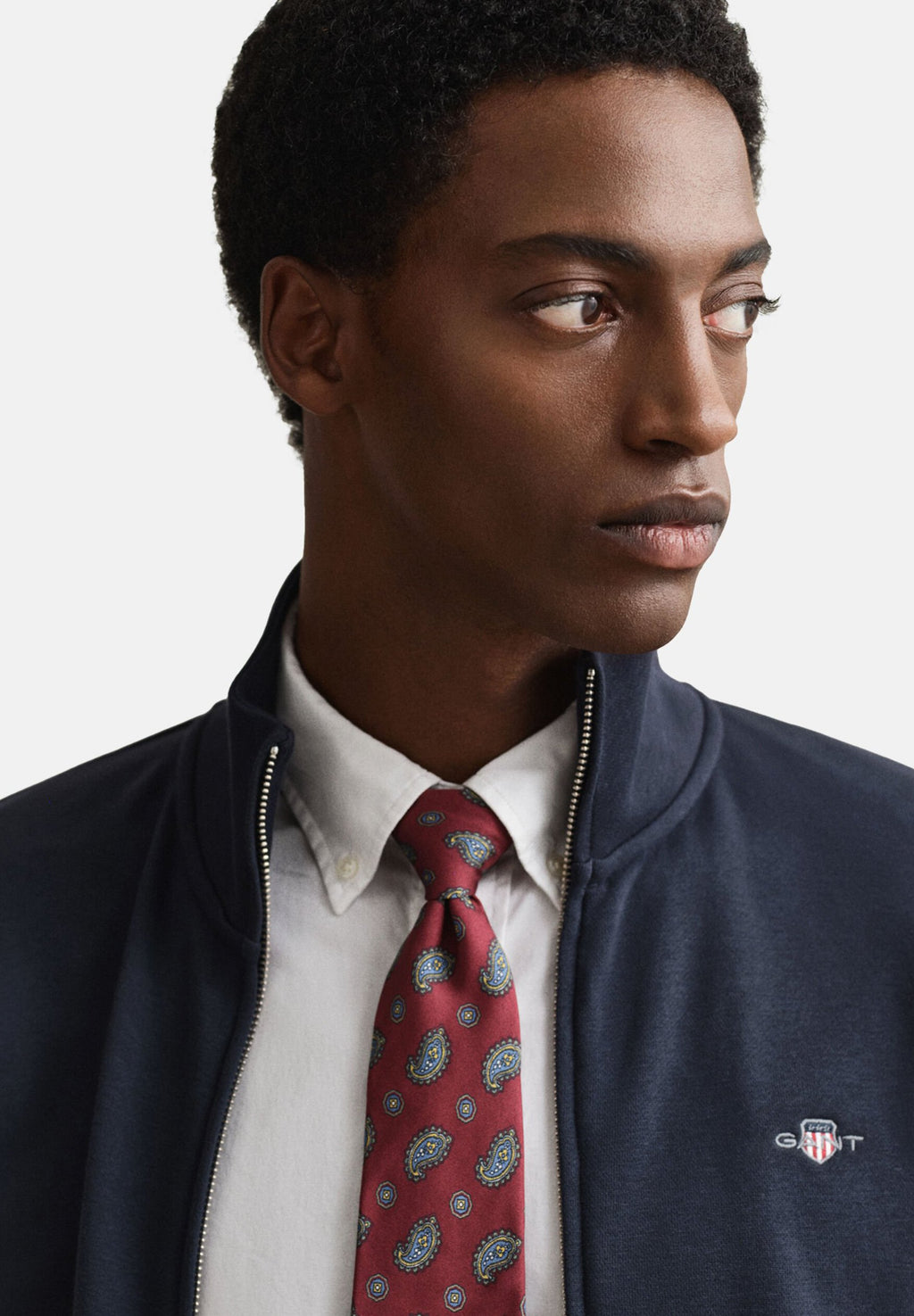REG SHIELD - Zip-up sweatshirt - evening blue