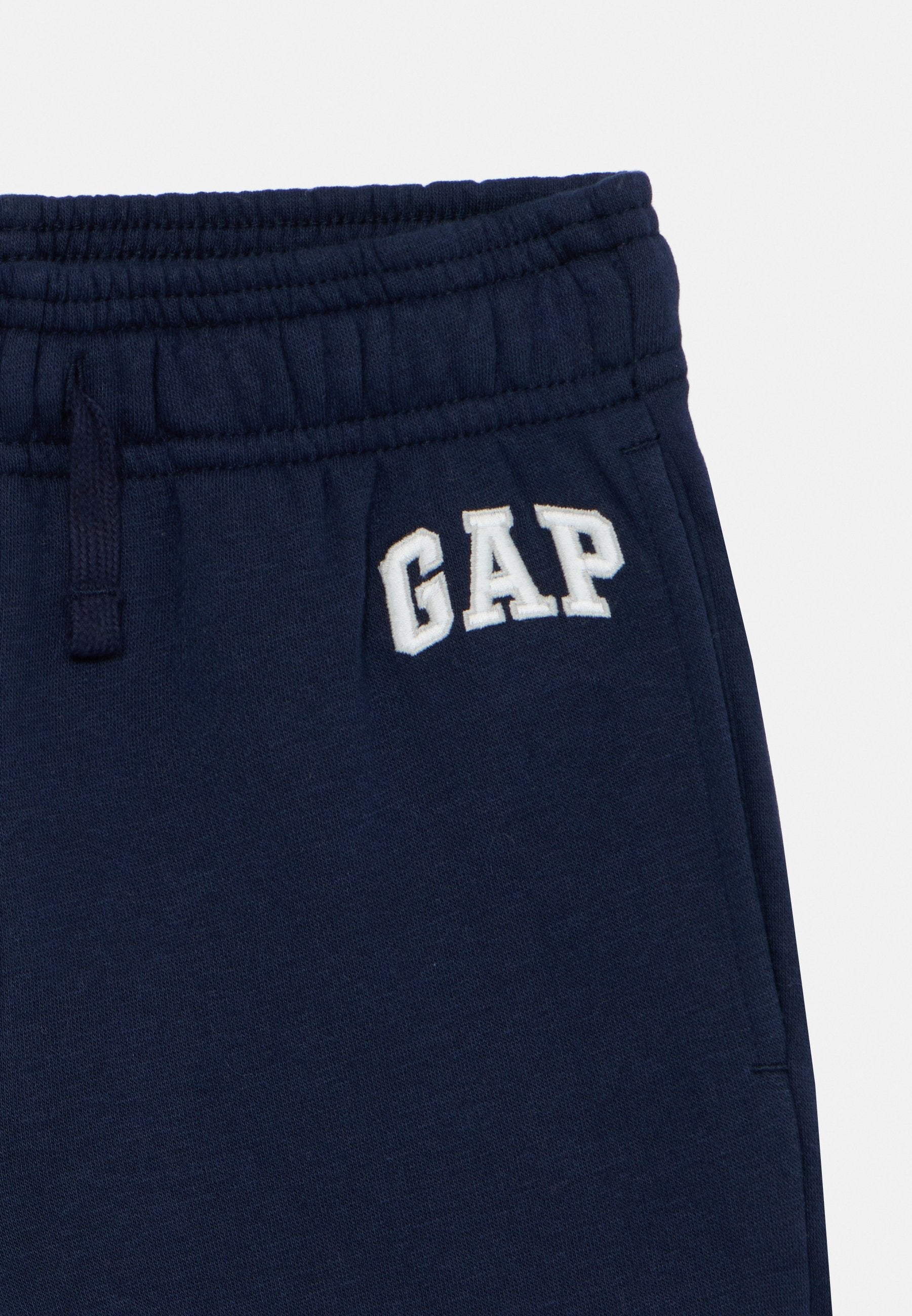 KIDS RELAXED GAP LOGO JOGGERS - Tracksuit bottoms - tapestry navy