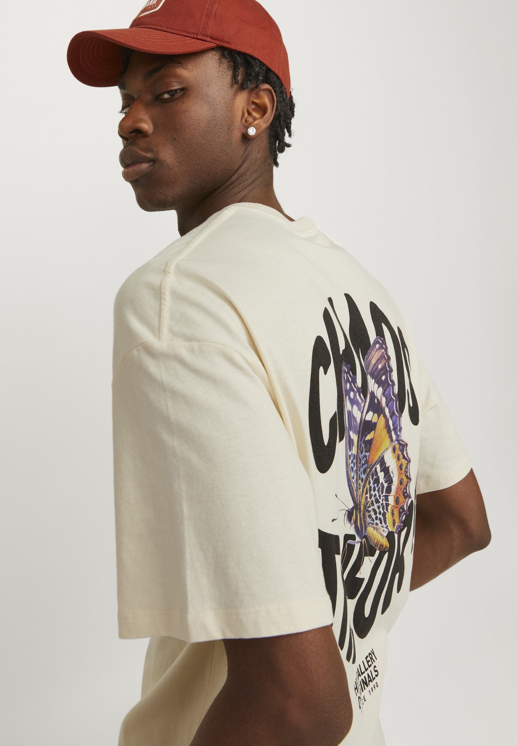 JORFRUTTI TEE - Print T-shirt - buttercream