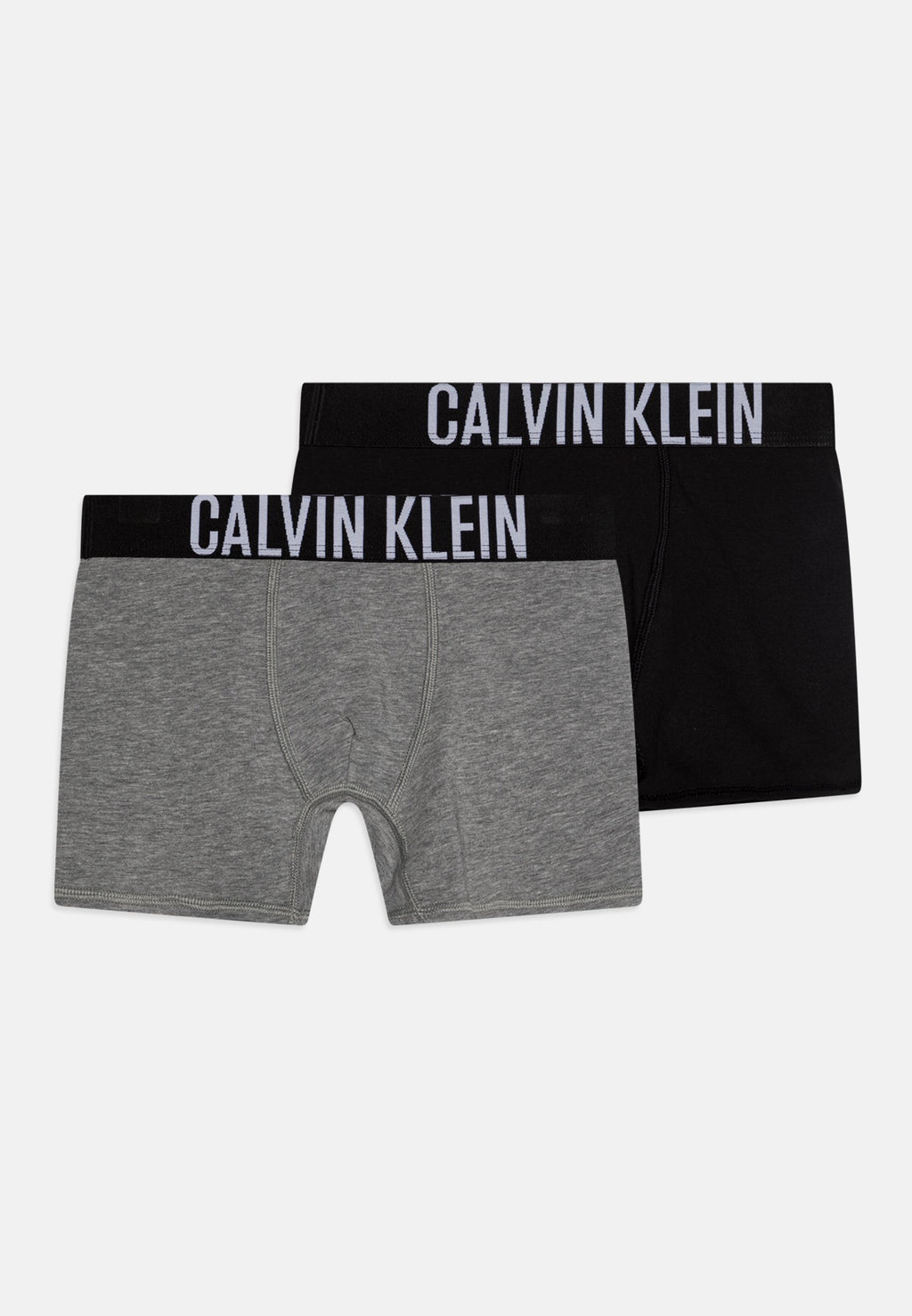 BRIEF 2 PACK - Boxer briefs - black/grey heather