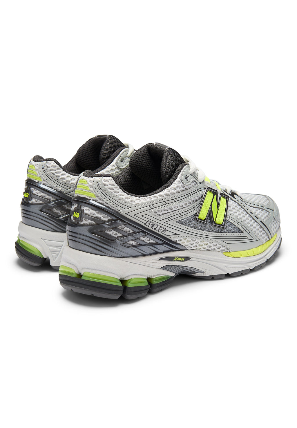 U1906 - Trainers - light silver metallic / alkaline green