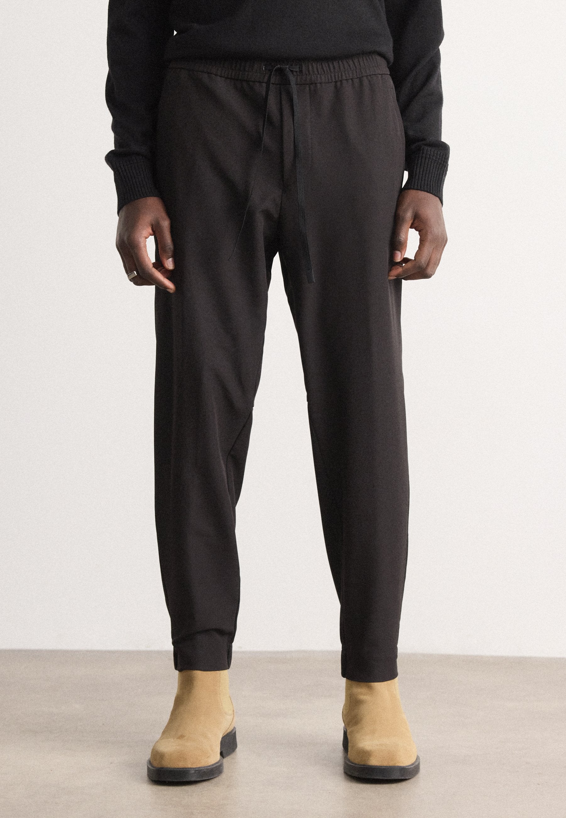 T_FLEX - Trousers - black
