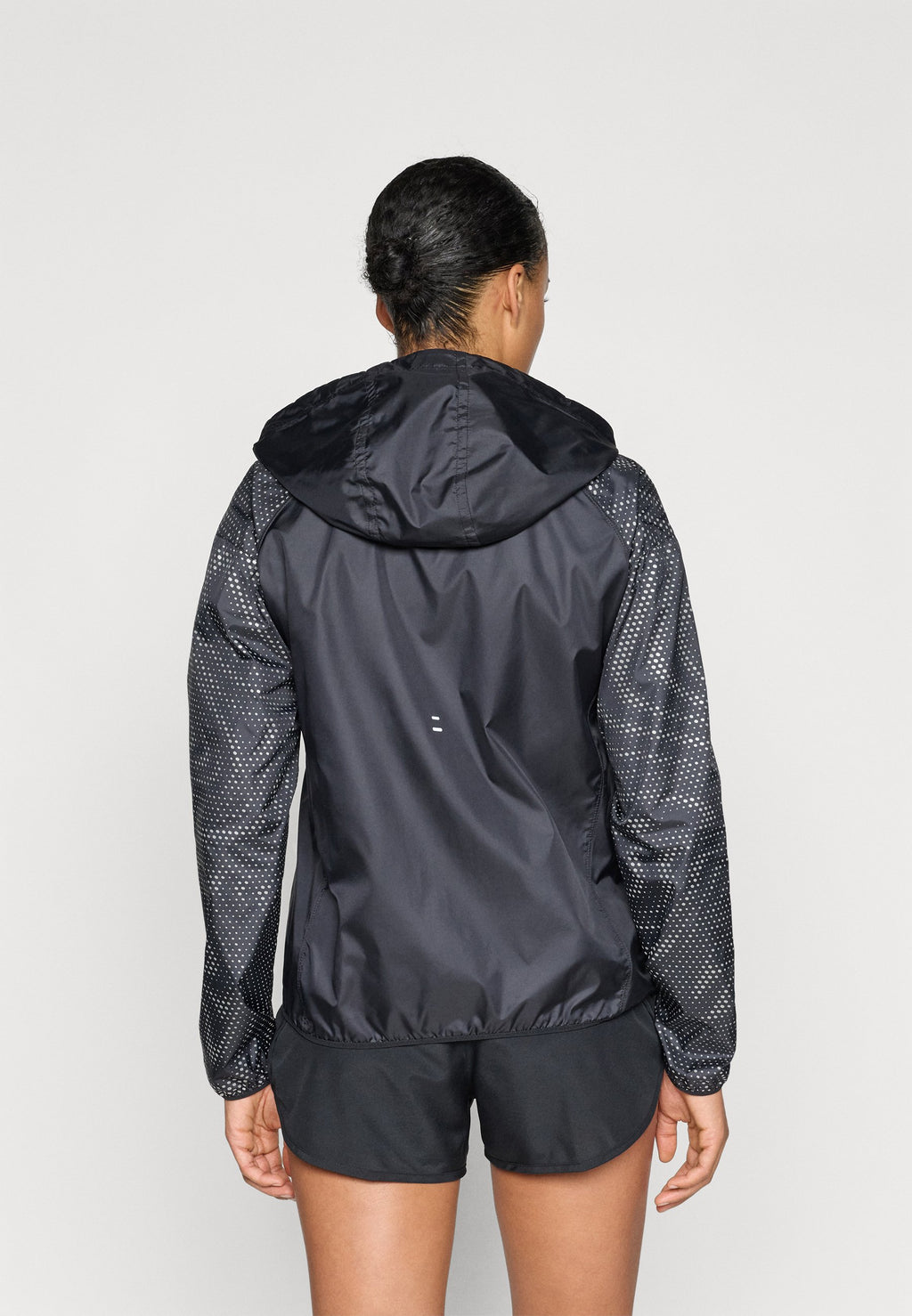 Running jacket - black/reflective silver-coloured