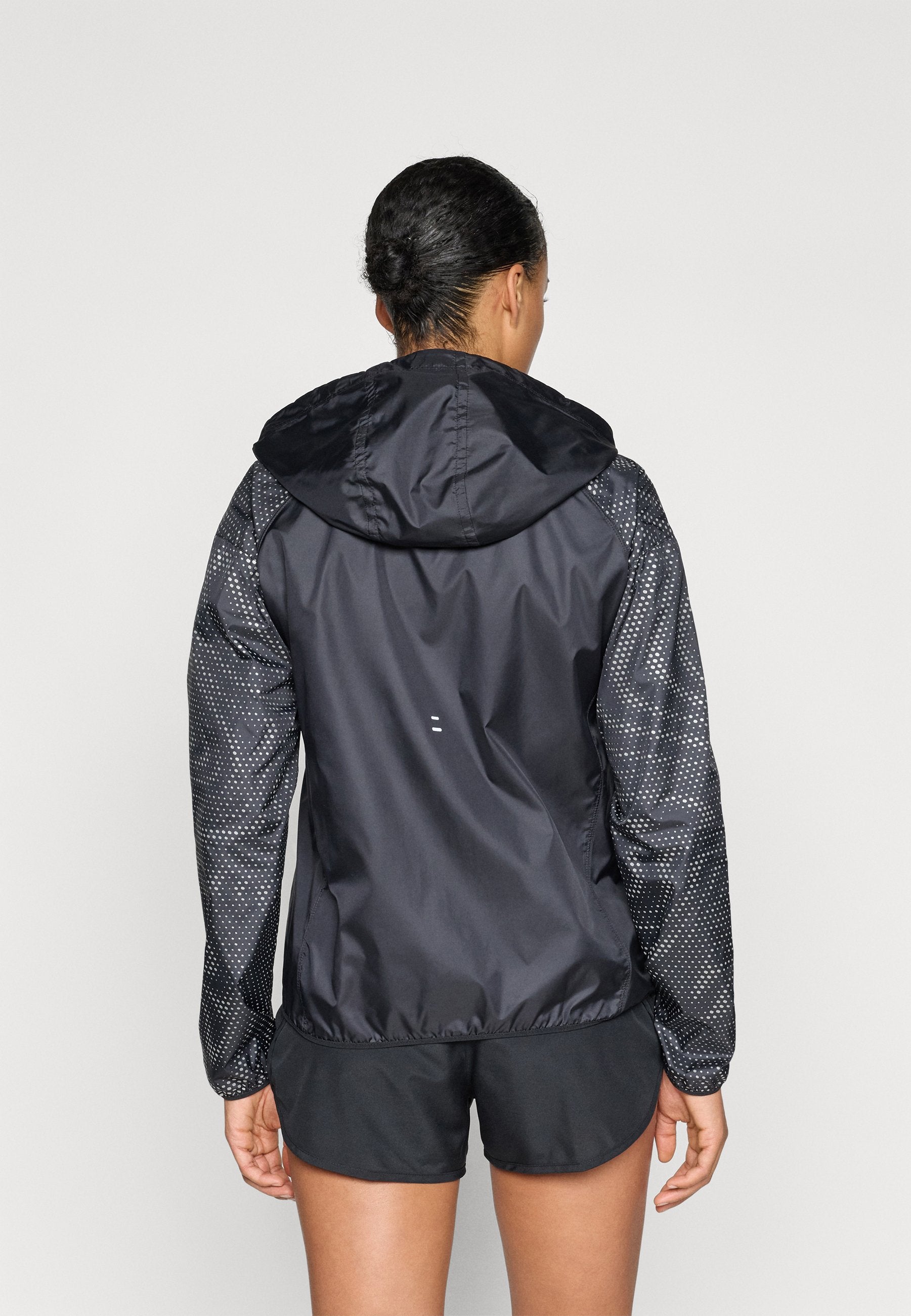 Running jacket - black/reflective silver-coloured