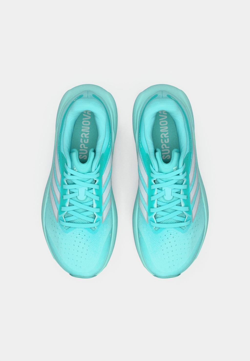 SUPERNOVA RISE 3 W - Chaussures de running sur route - flash aqua/footwear white/silver-coloured metallic
