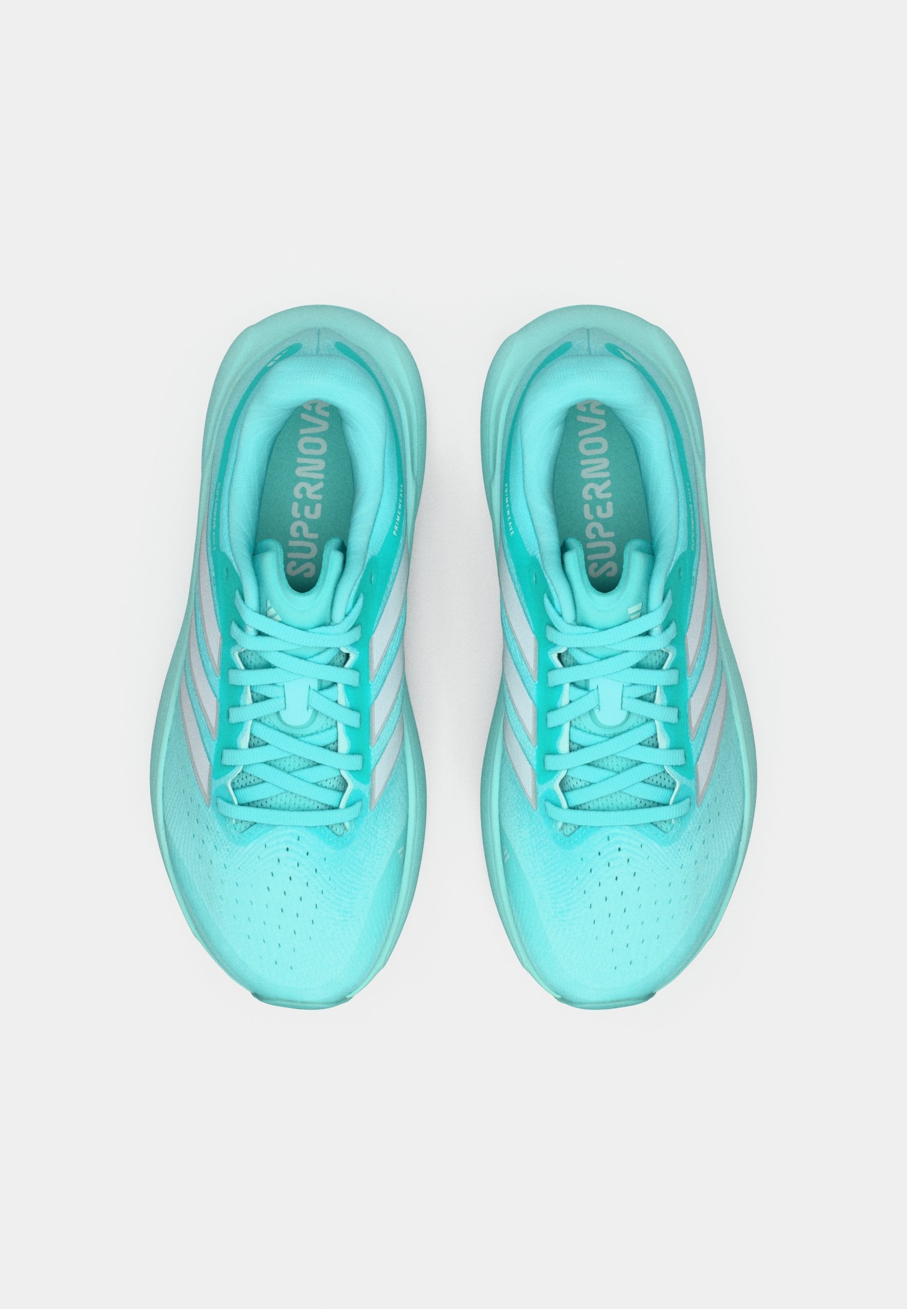 SUPERNOVA RISE 3 W - Chaussures de running sur route - flash aqua/footwear white/silver-coloured metallic